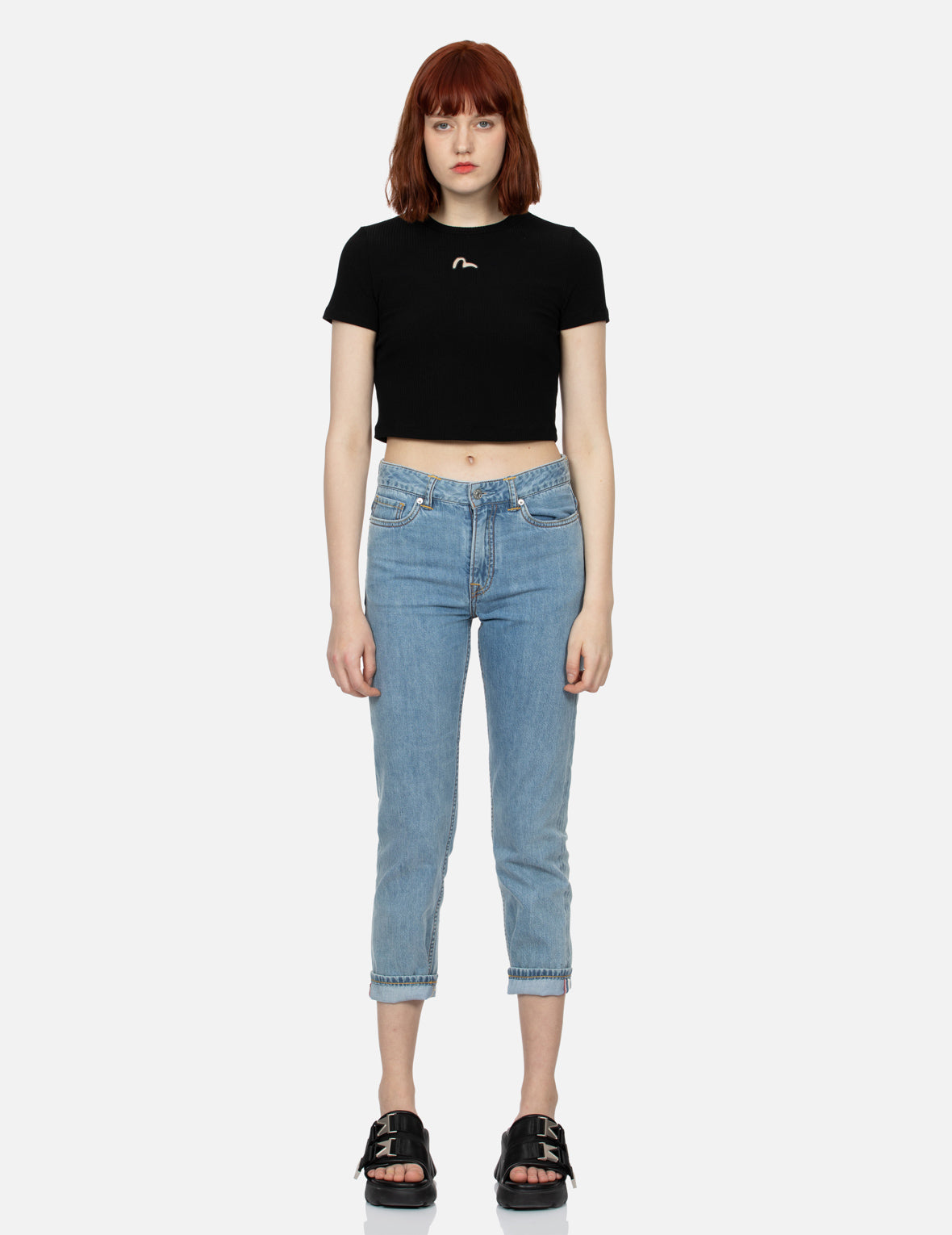 Cut-out Seagull Slim Fit T-shirt