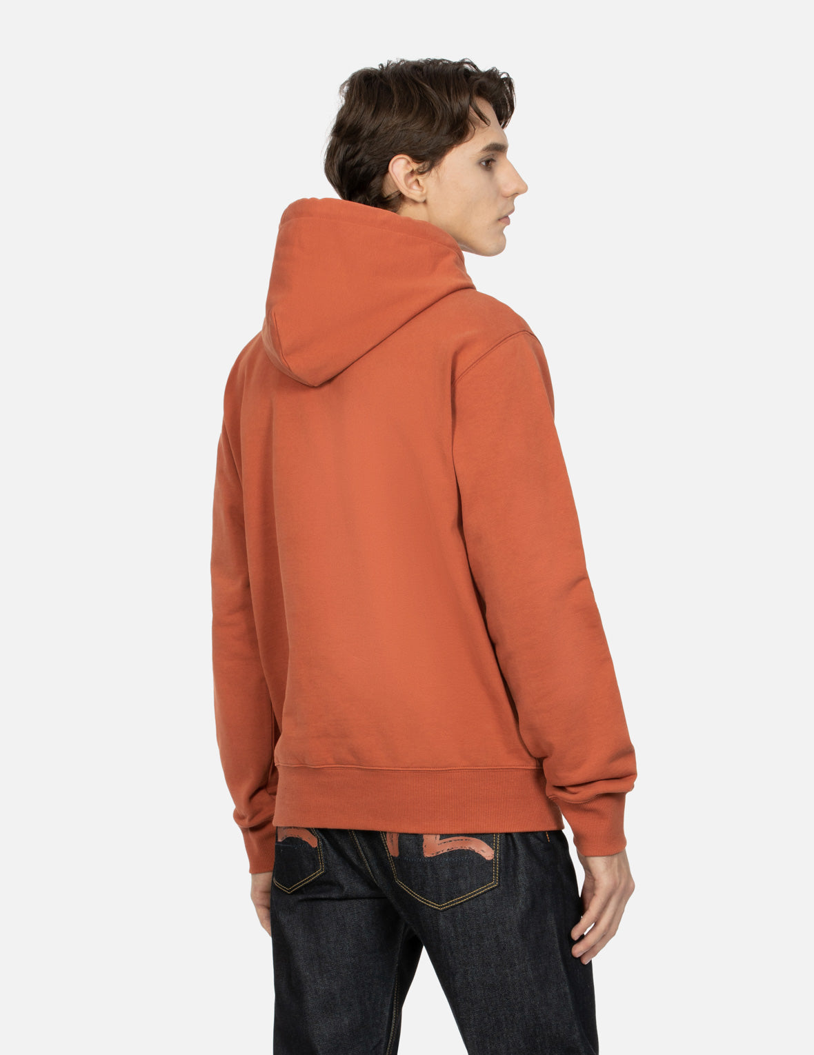 Seagull Print Hooded Sweatshirt