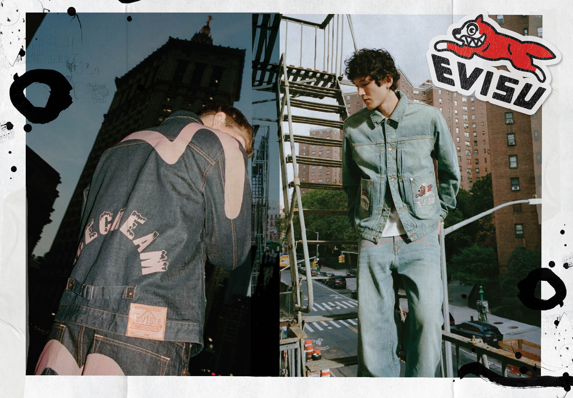 【セットアップ】EVSU x icecream EVISU X ICECREAM
