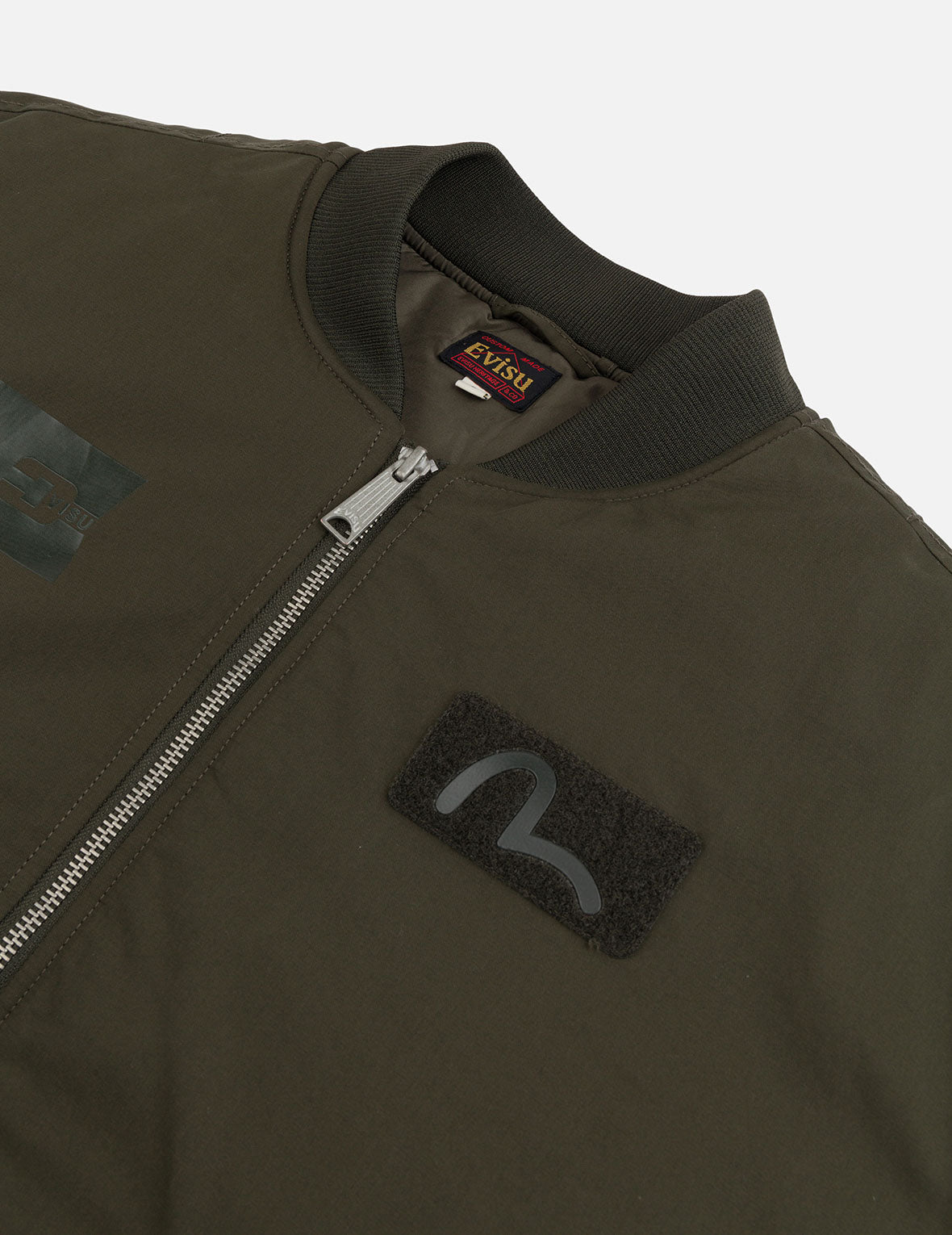 E和海鸥图章印花常规版型飞行员夹克