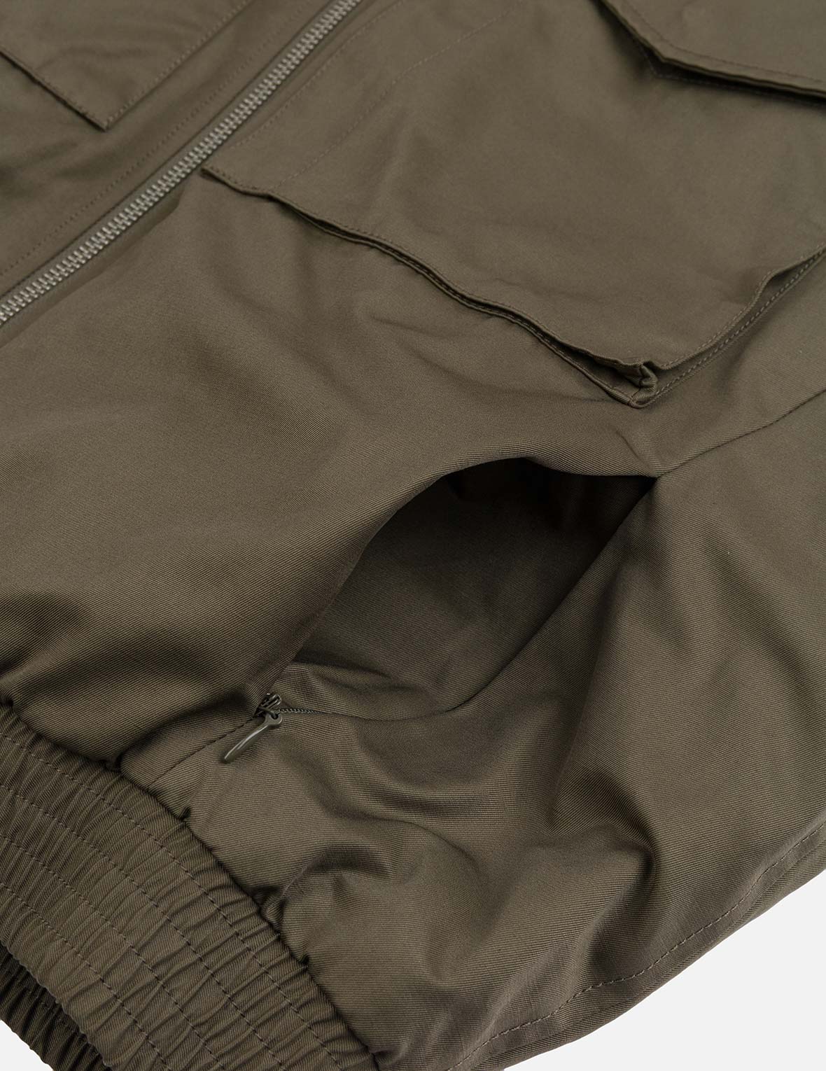 Multi Logo Badges Embroidery Regular Fit Padded Bomber Jacket