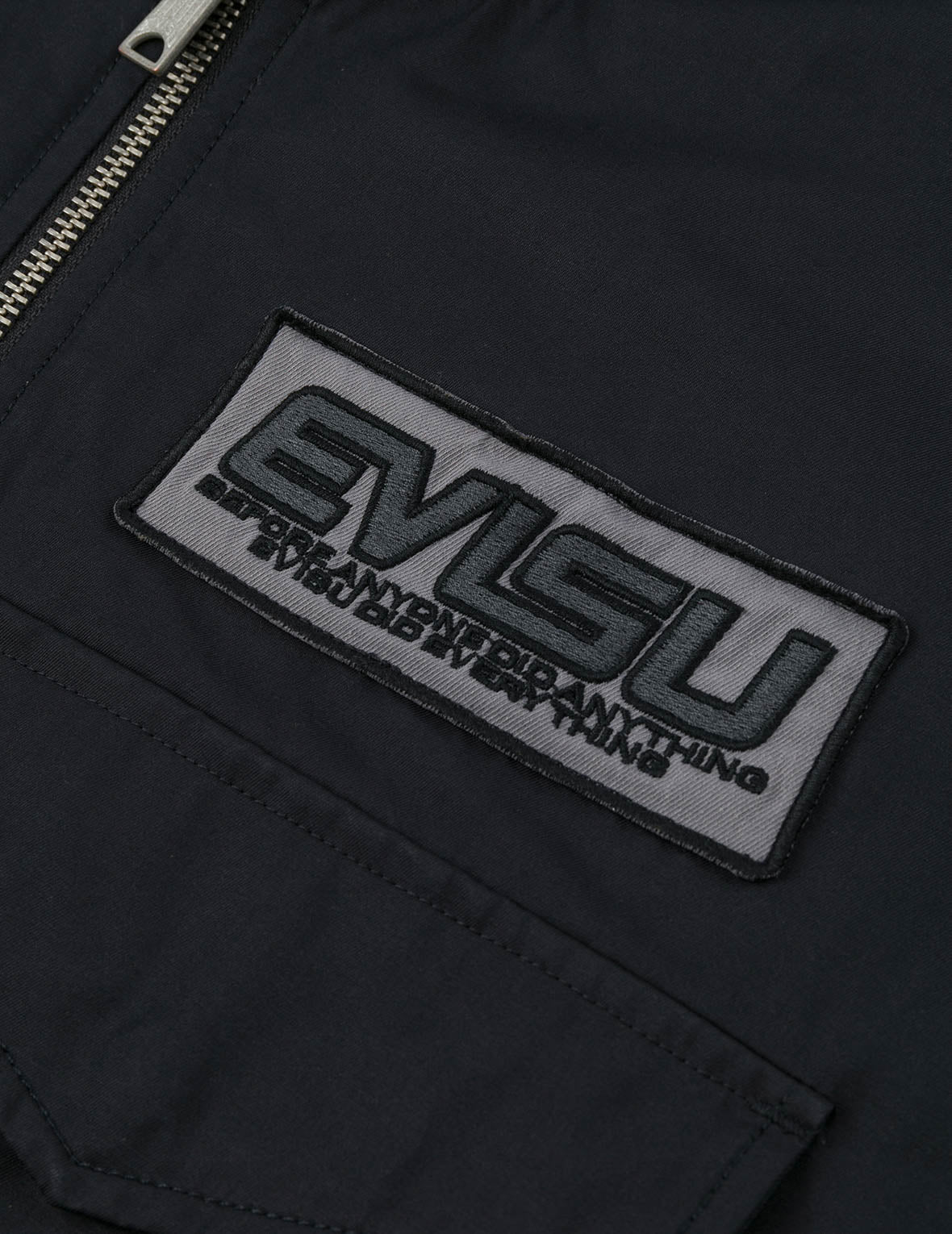 Multi Logo Badges Embroidery Regular Fit Padded Bomber Jacket