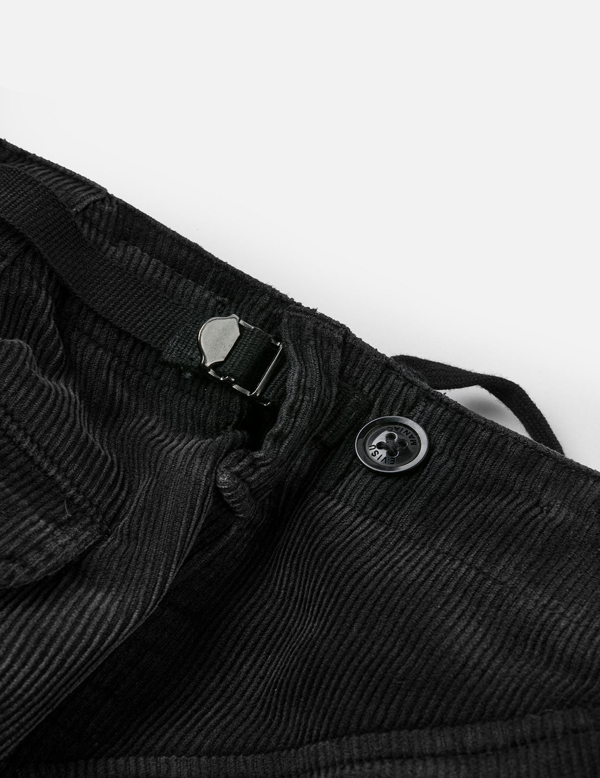 洗水大M刺绣灯芯绒工装阔腿裤