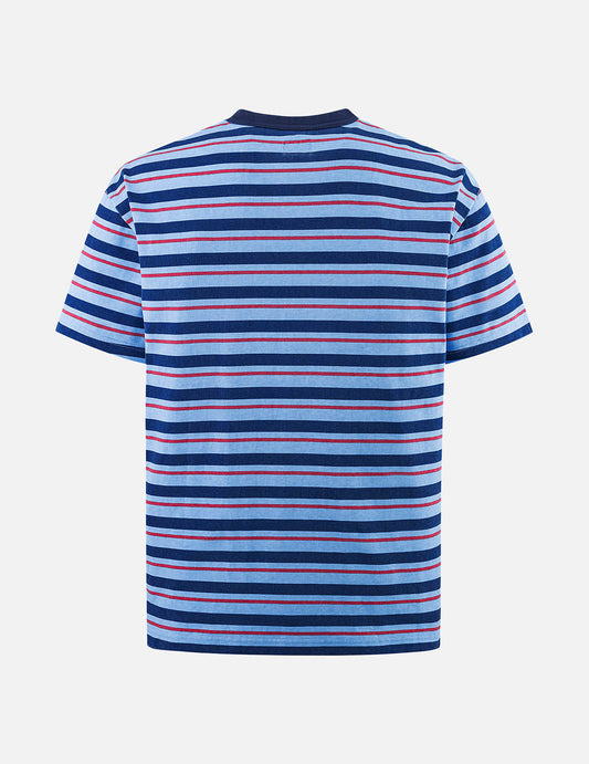 Seagull Appliqué Relax Fit Stripe T-Shirt