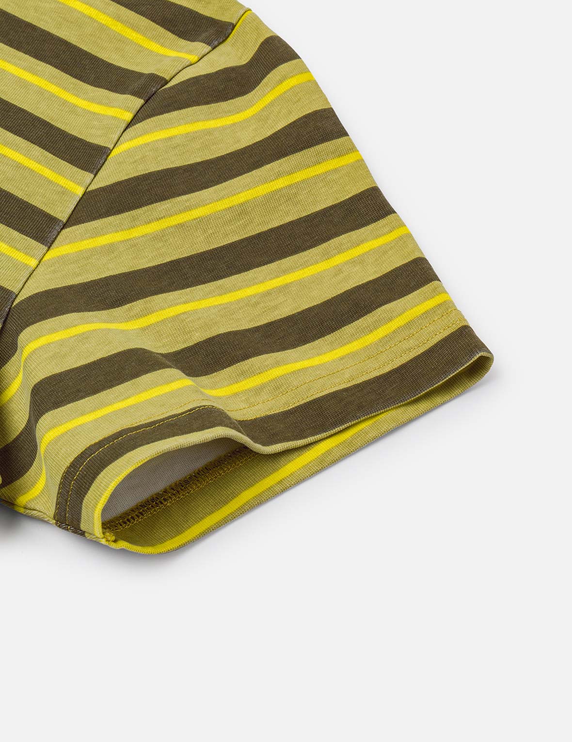 小海鸥贴布宽版休闲条纹T恤