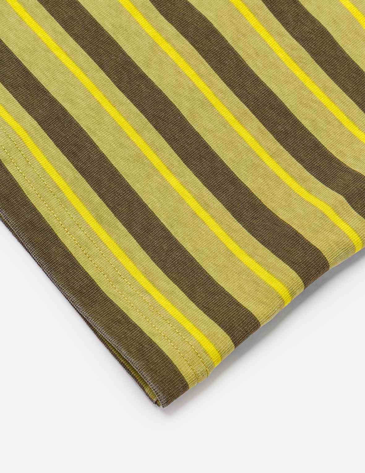 小海鸥贴布宽版休闲条纹T恤