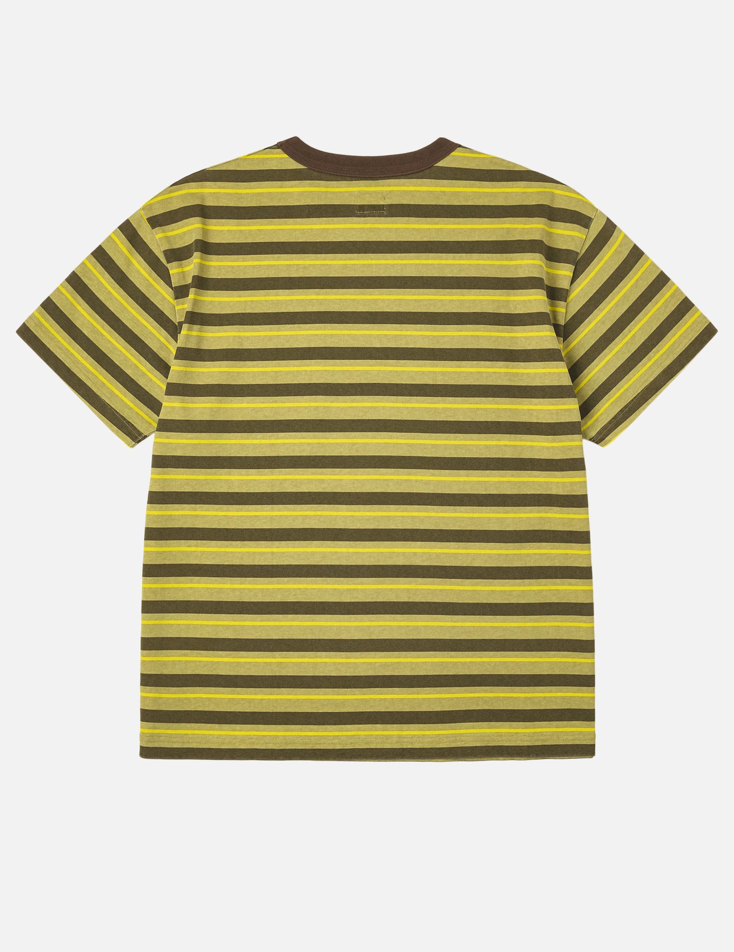 小海鸥贴布宽版休闲条纹T恤