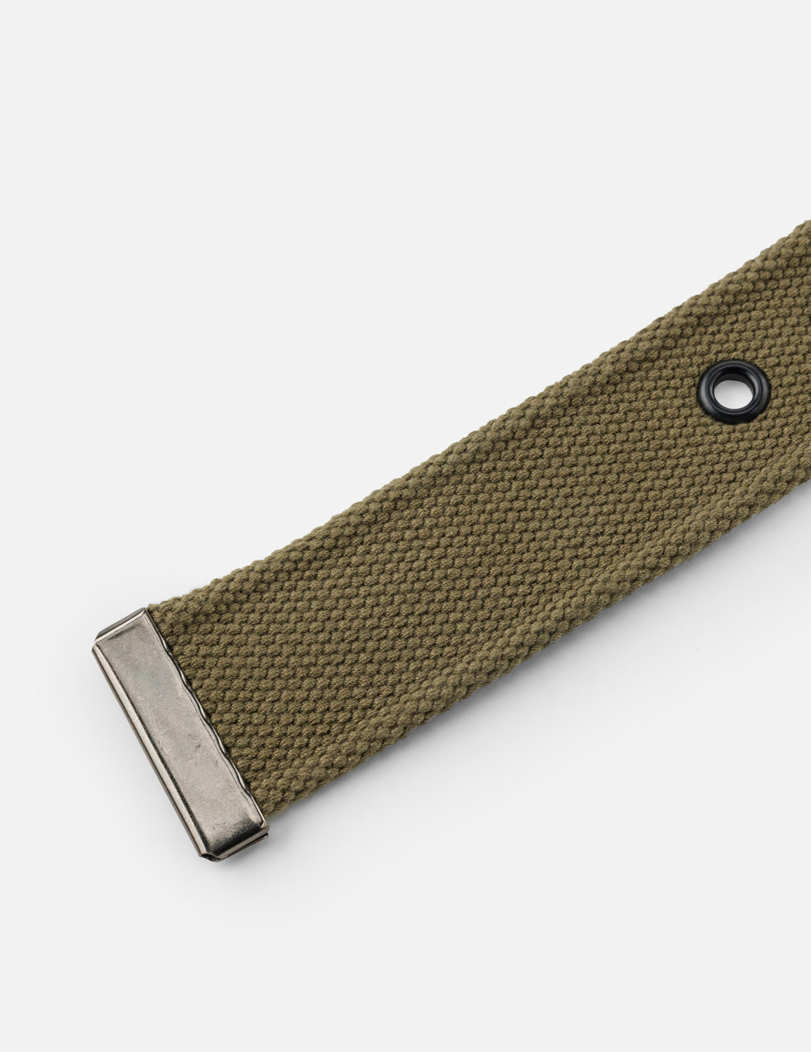 Washed Canvas Army Belt