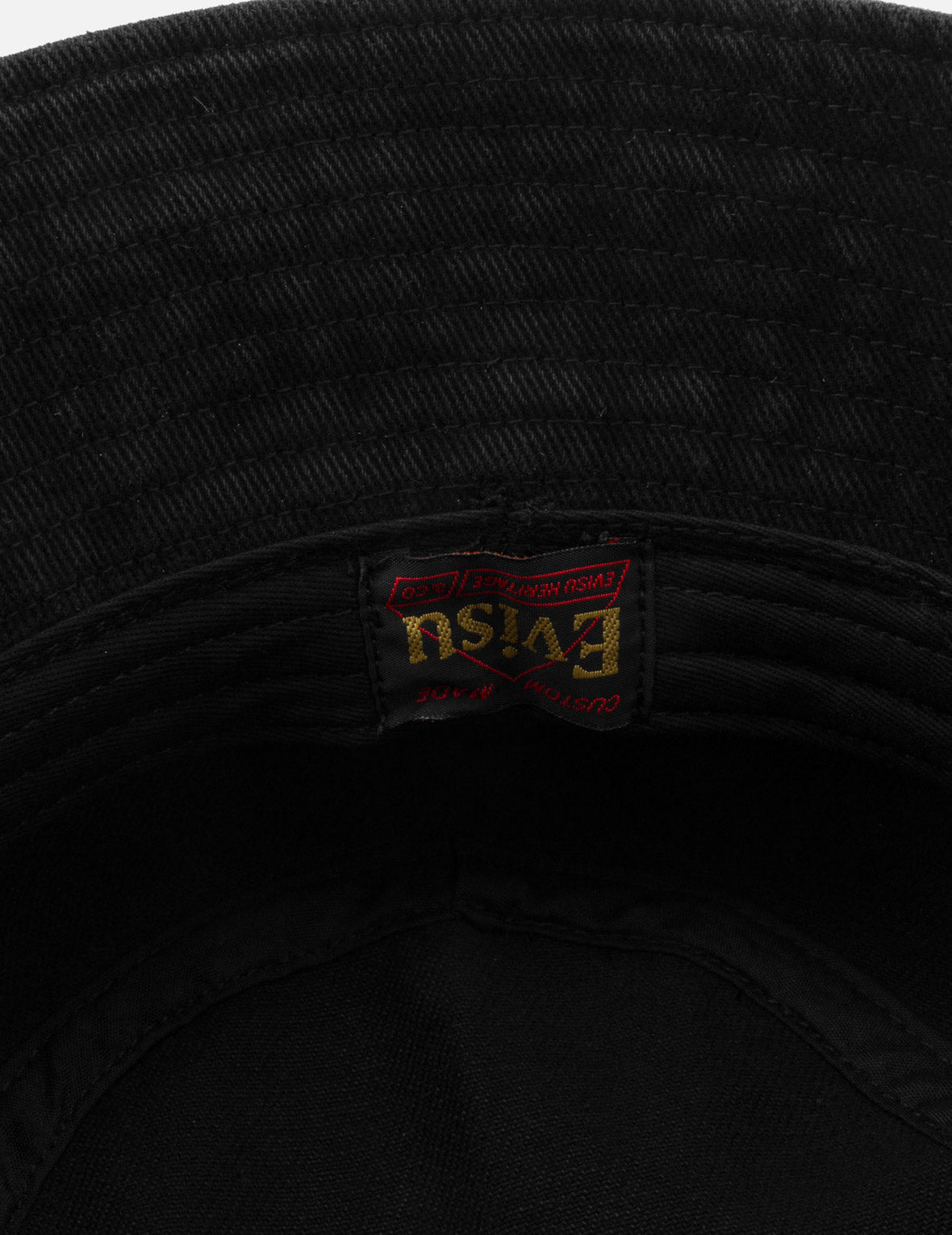 Rose Embroidery Denim Bucket Hat