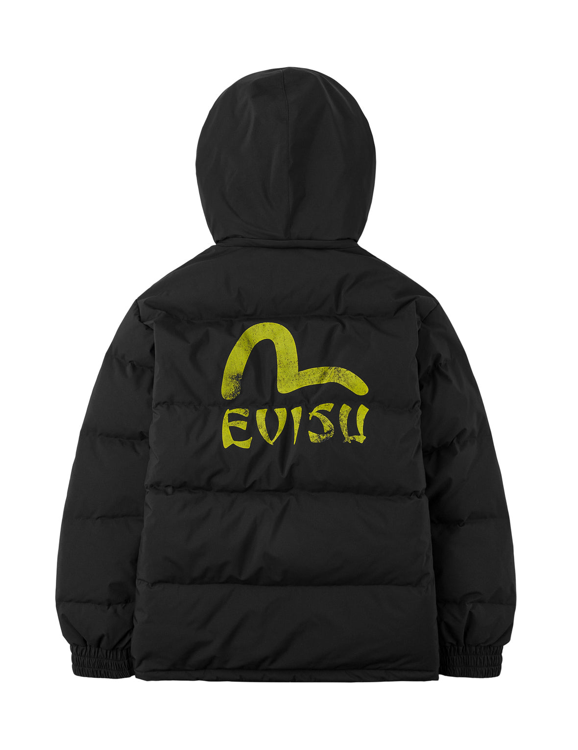 Fluorescent Seagull Hooded Down Jacket