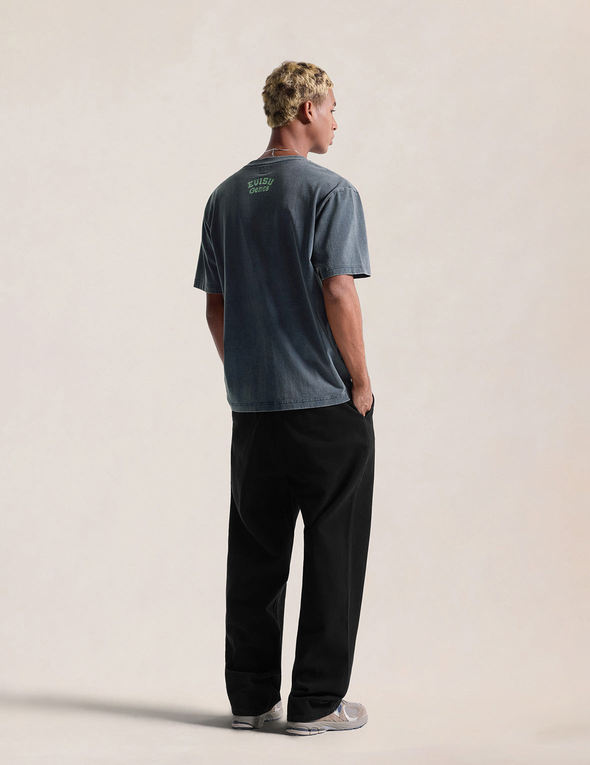 Ebisu & Seagull Embroidery Chino Pants