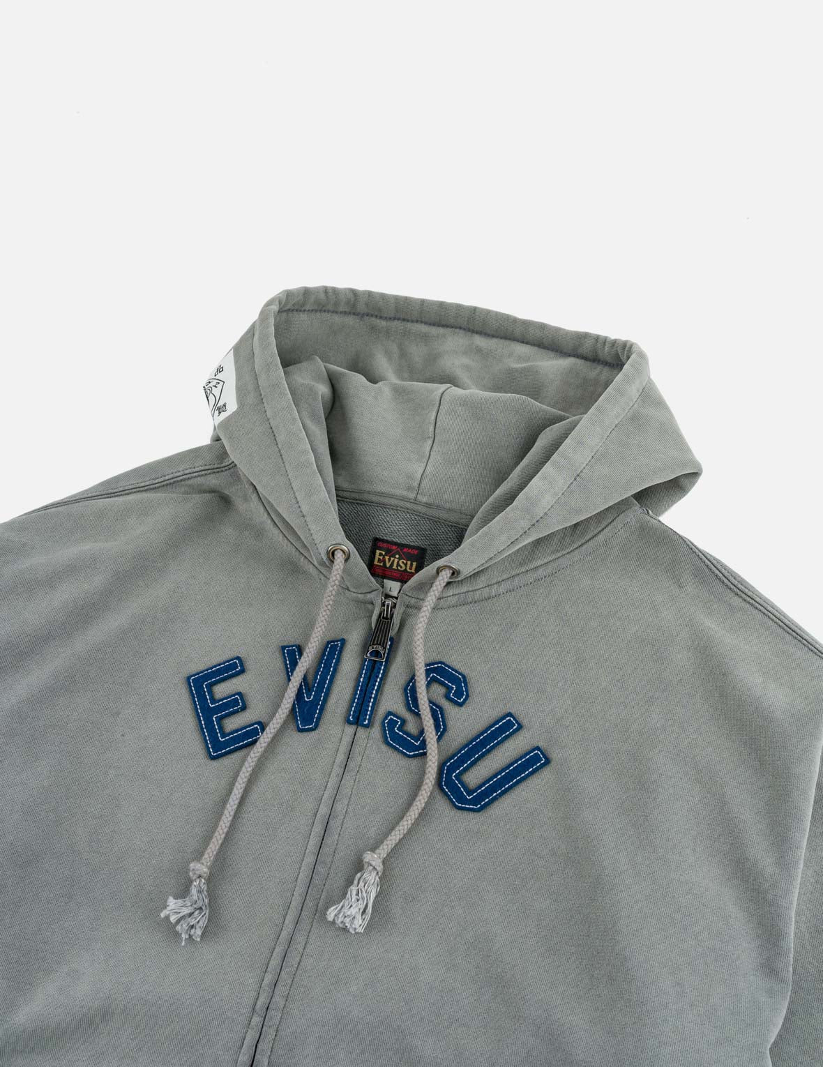 Patched EVISU Zip Hoodie