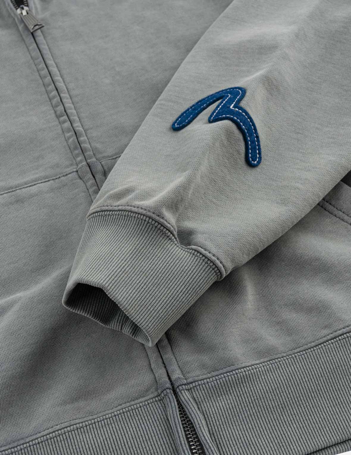 Patched EVISU Zip Hoodie