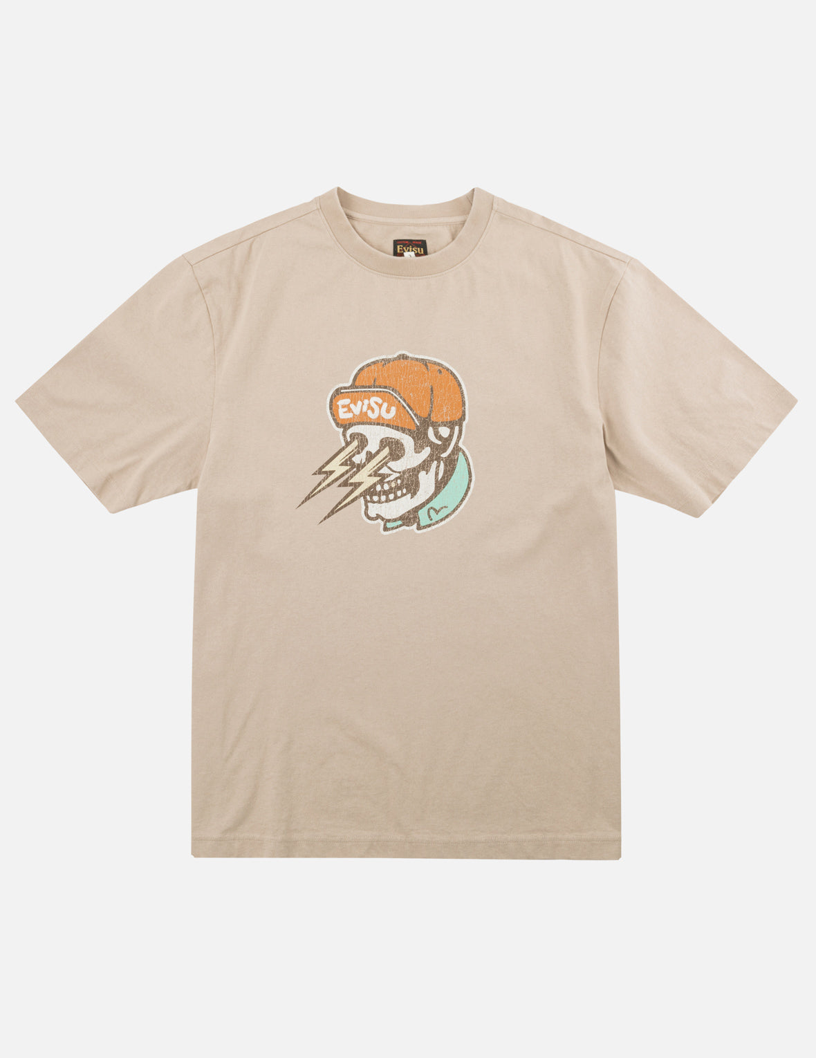 Raijin Skull Print T-shirt