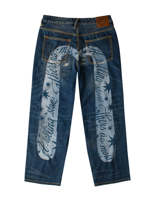 EVISU X GDC Daicock Print Relax Fit Jeans