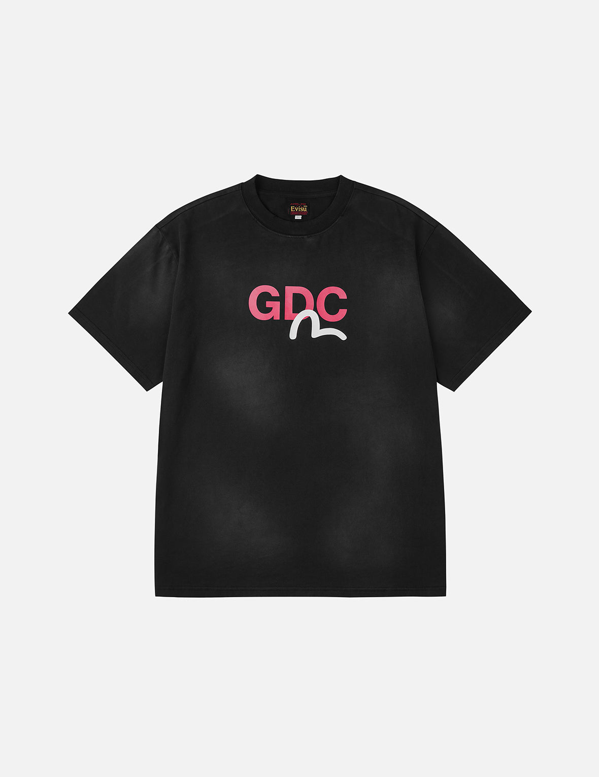 EVISU X GDC 脏洗宽版休闲T恤
