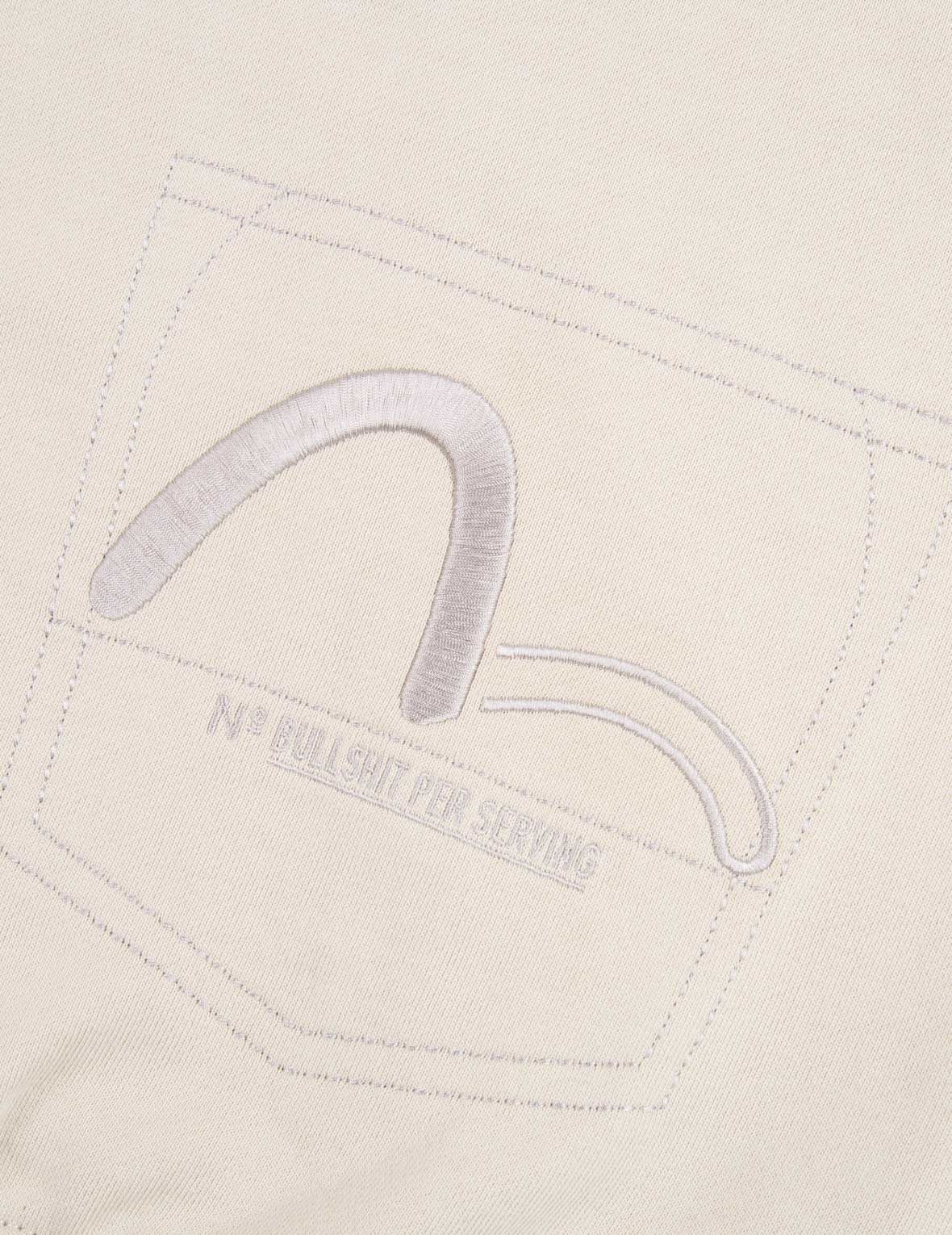Two-tone Logo Embroidered Hoodie