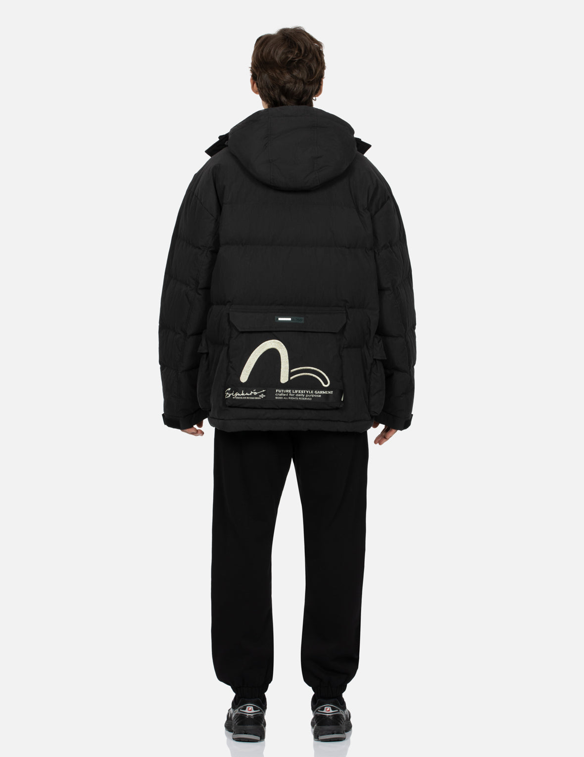 Metallic Effect Logo Relax Fit Sweatpants