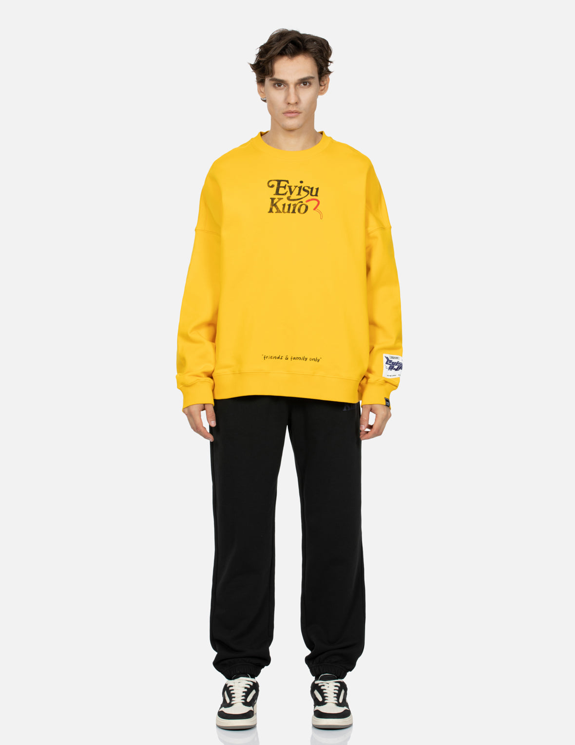 Logo and Seagull Print Oversized Sweatshirt