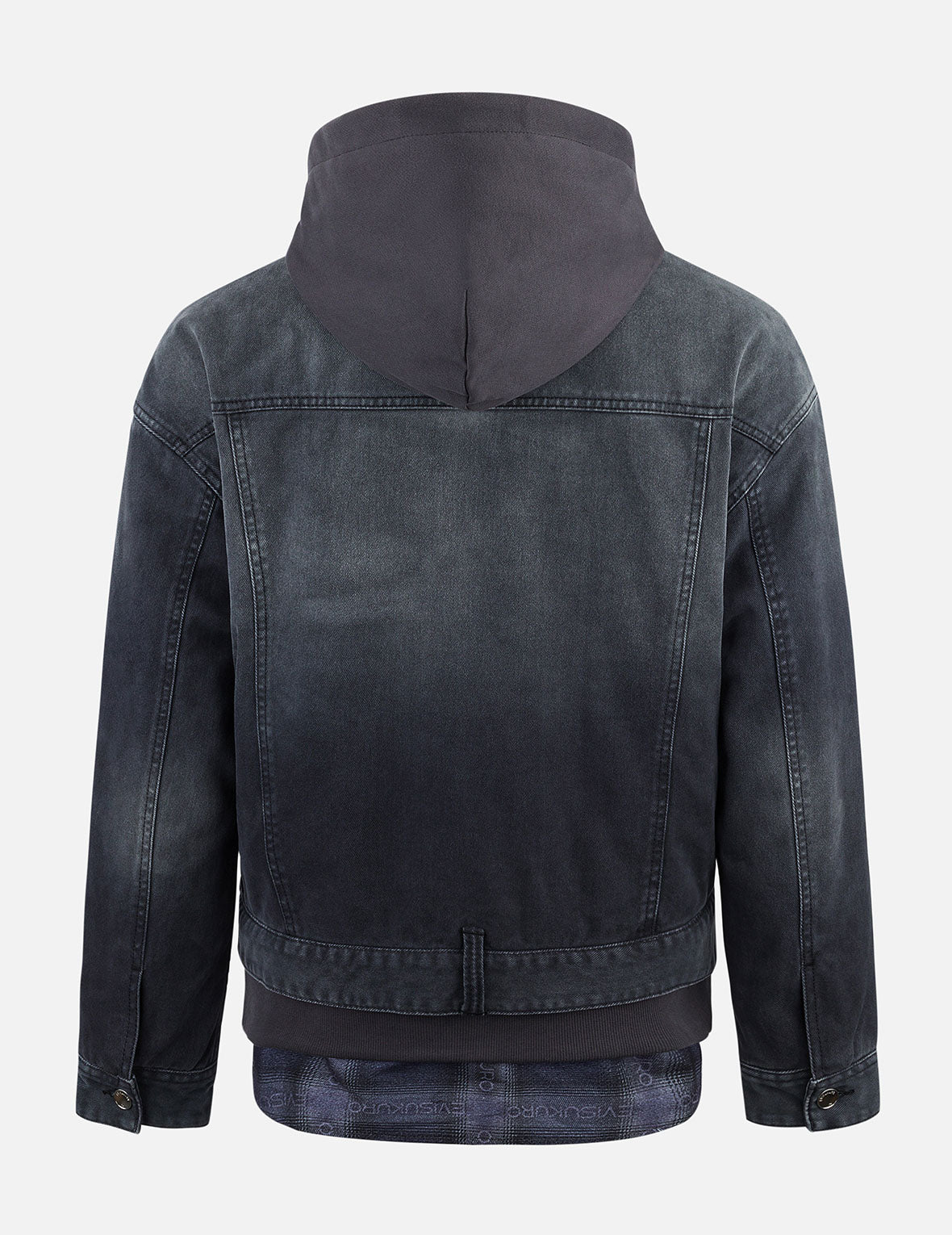 多口袋和叠穿效果夹棉宽版休闲卡车司机外套