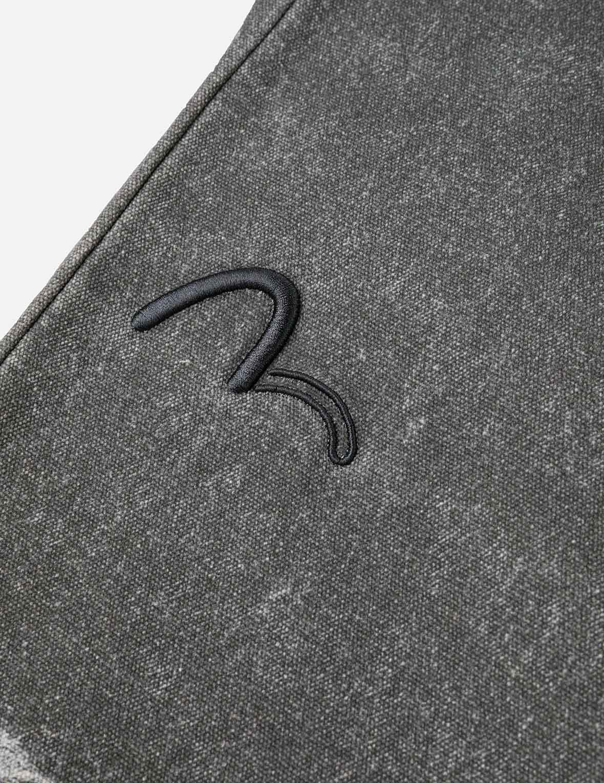 破损印花休闲长裤