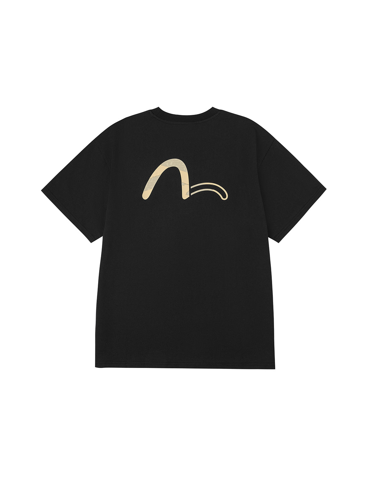 EVISUKURO和撞色海鸥印花宽版休闲T恤