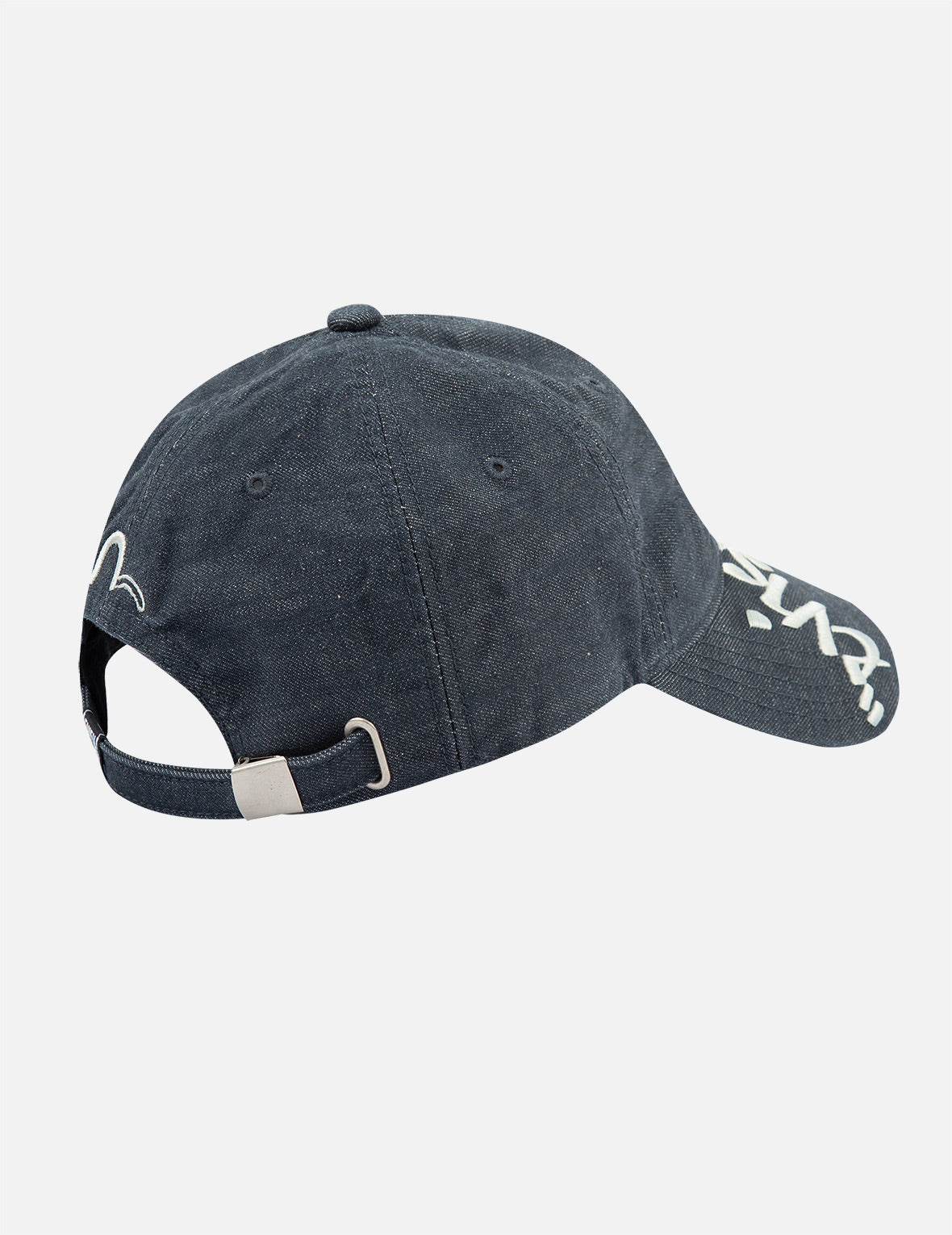 Graffiti Logo Embroidered Denim Cap