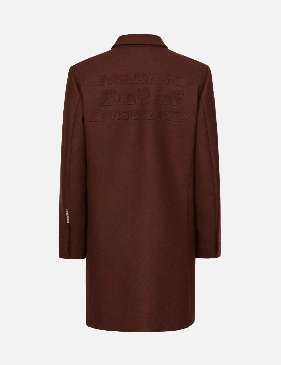 凸印Logo长款西服外套