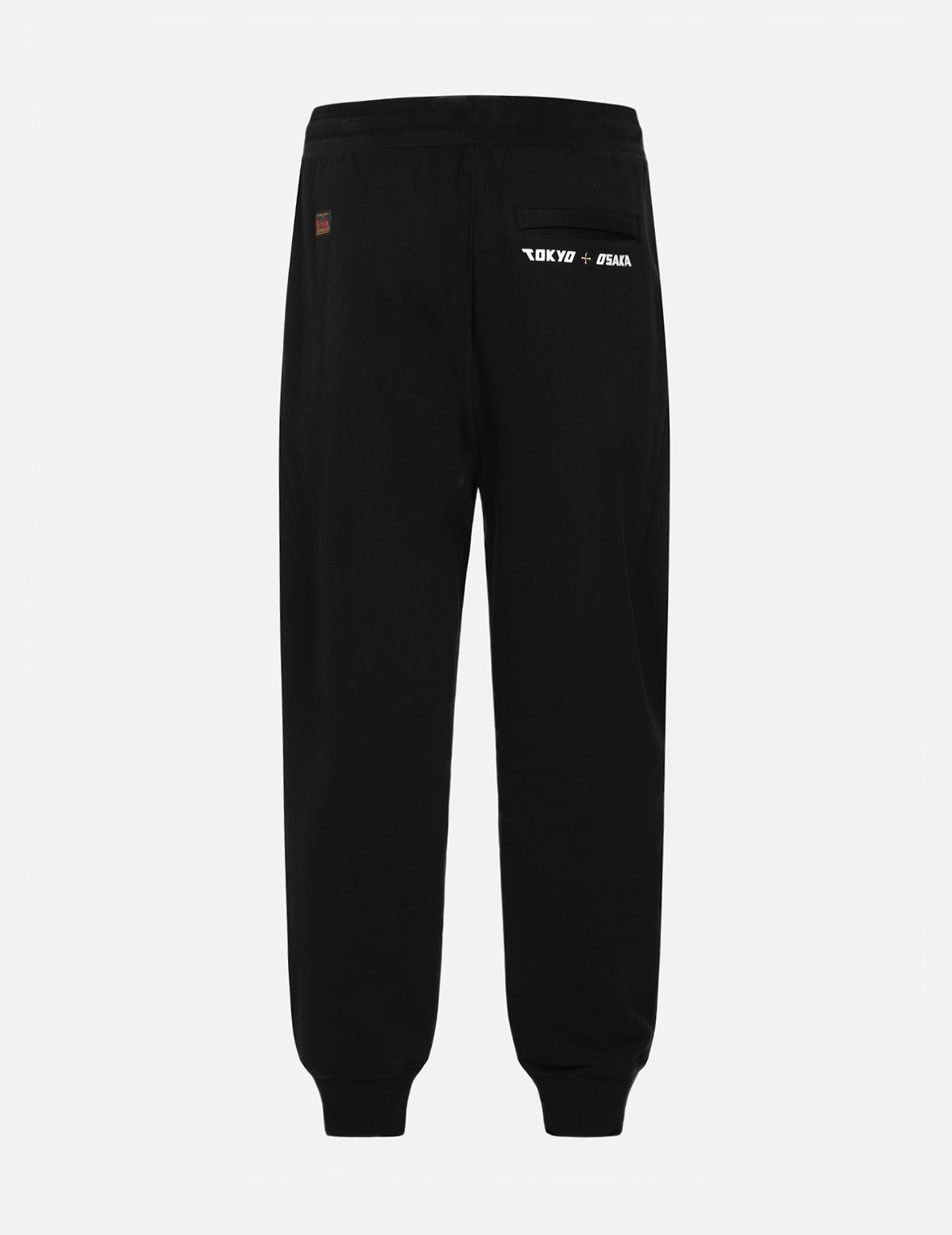 Fan-shaped Seagull and Wave Print 3D Fit Sweatpants
