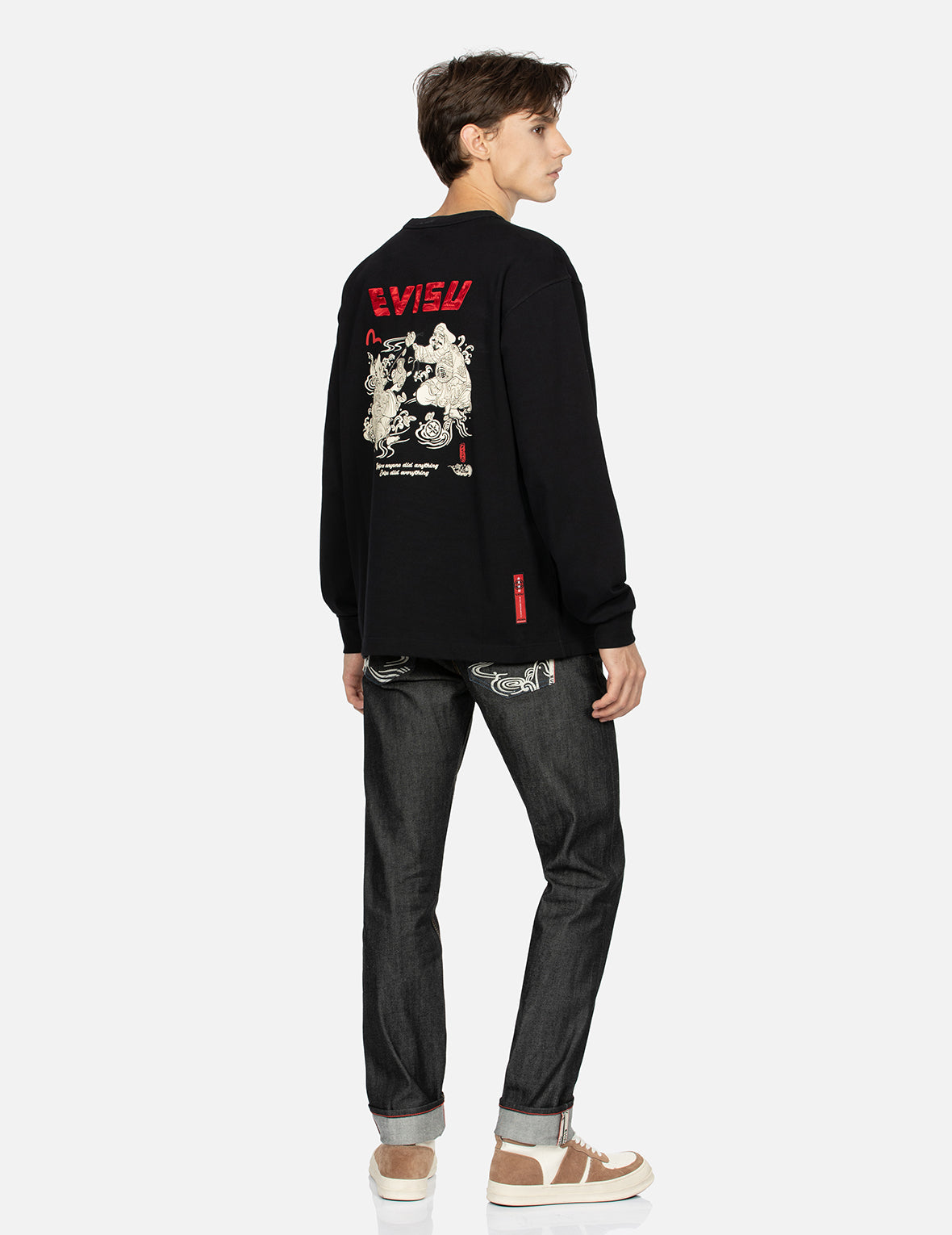Two Gods Wealth Gathering  Print Loose Fit T-shirt