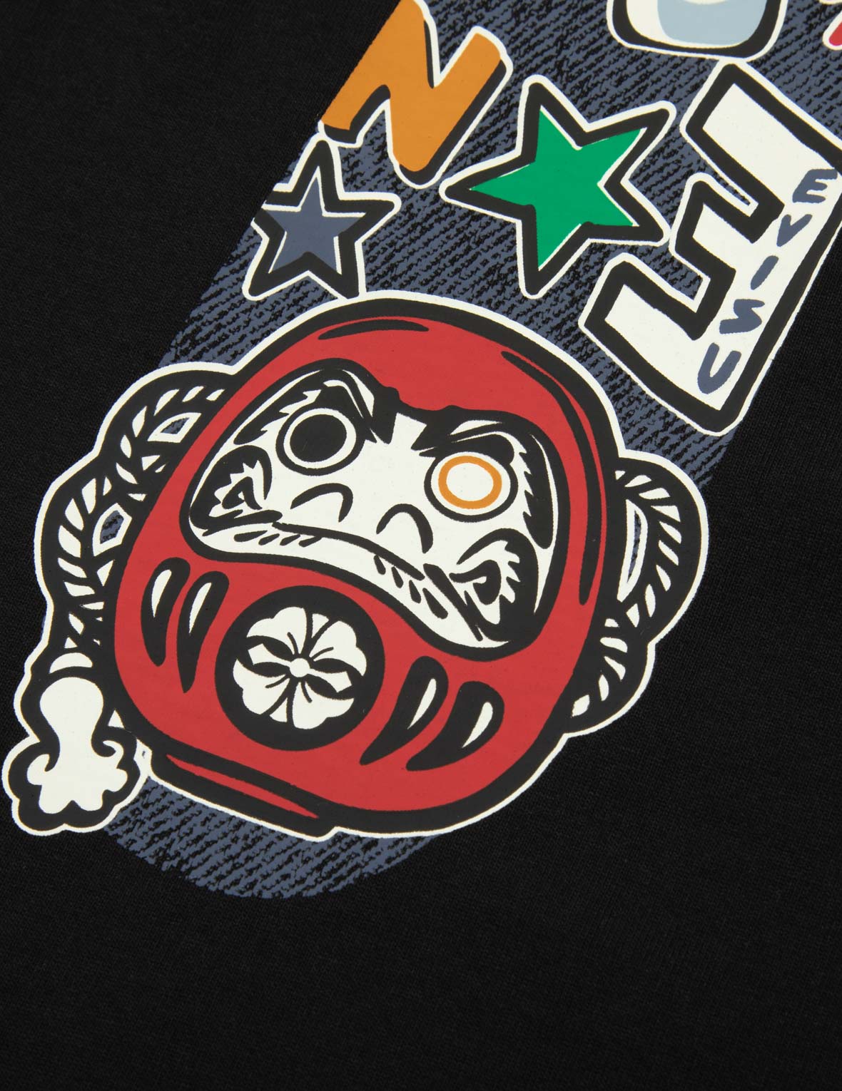 Hyottoko Festival Daicock Print Regular Fit T-shirt