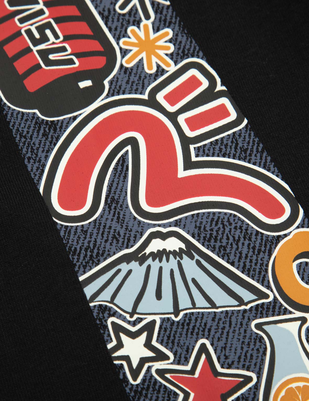 Hyottoko Festival Daicock Print Regular Fit T-shirt