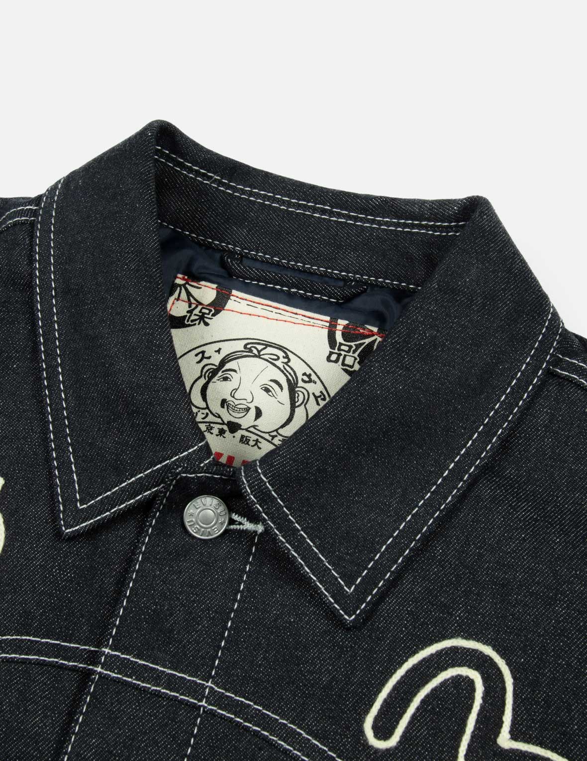 Western Style and Logo Embroidery Denim Jacket