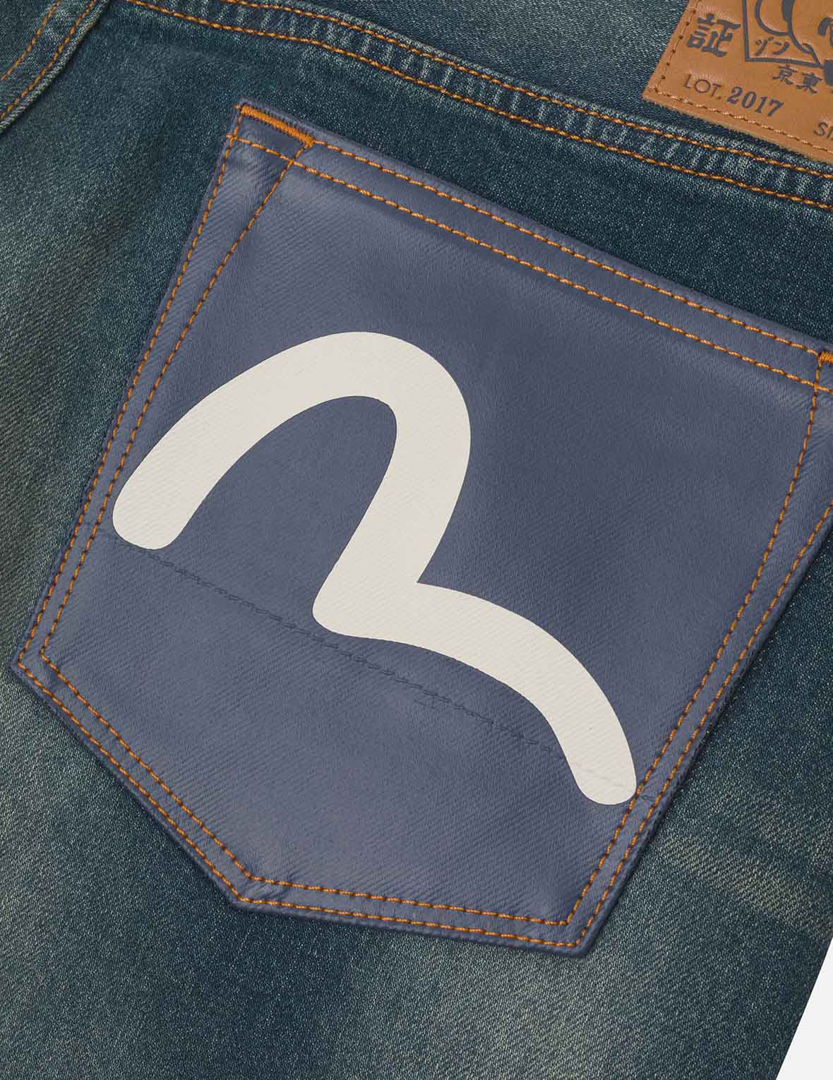 Ebisu Print and Multi-Pocket Taper Fit Jeans #2017