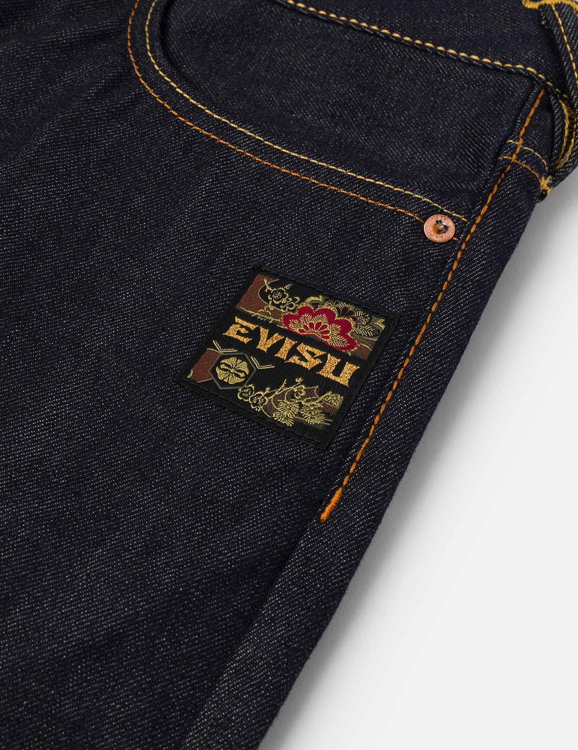 Grateful Crane Daicock Print Taper Jeans