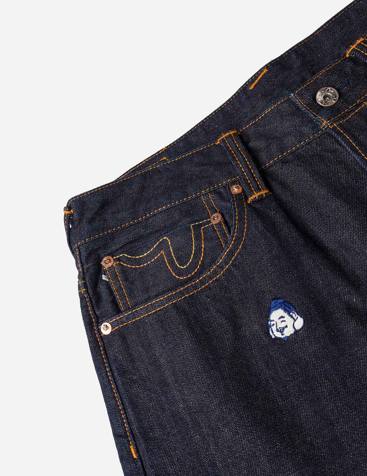 满地品牌刺绣常规牛仔裤 #2020