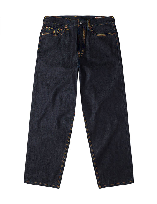 Red Daicock Print Loose Fit Jeans #2038