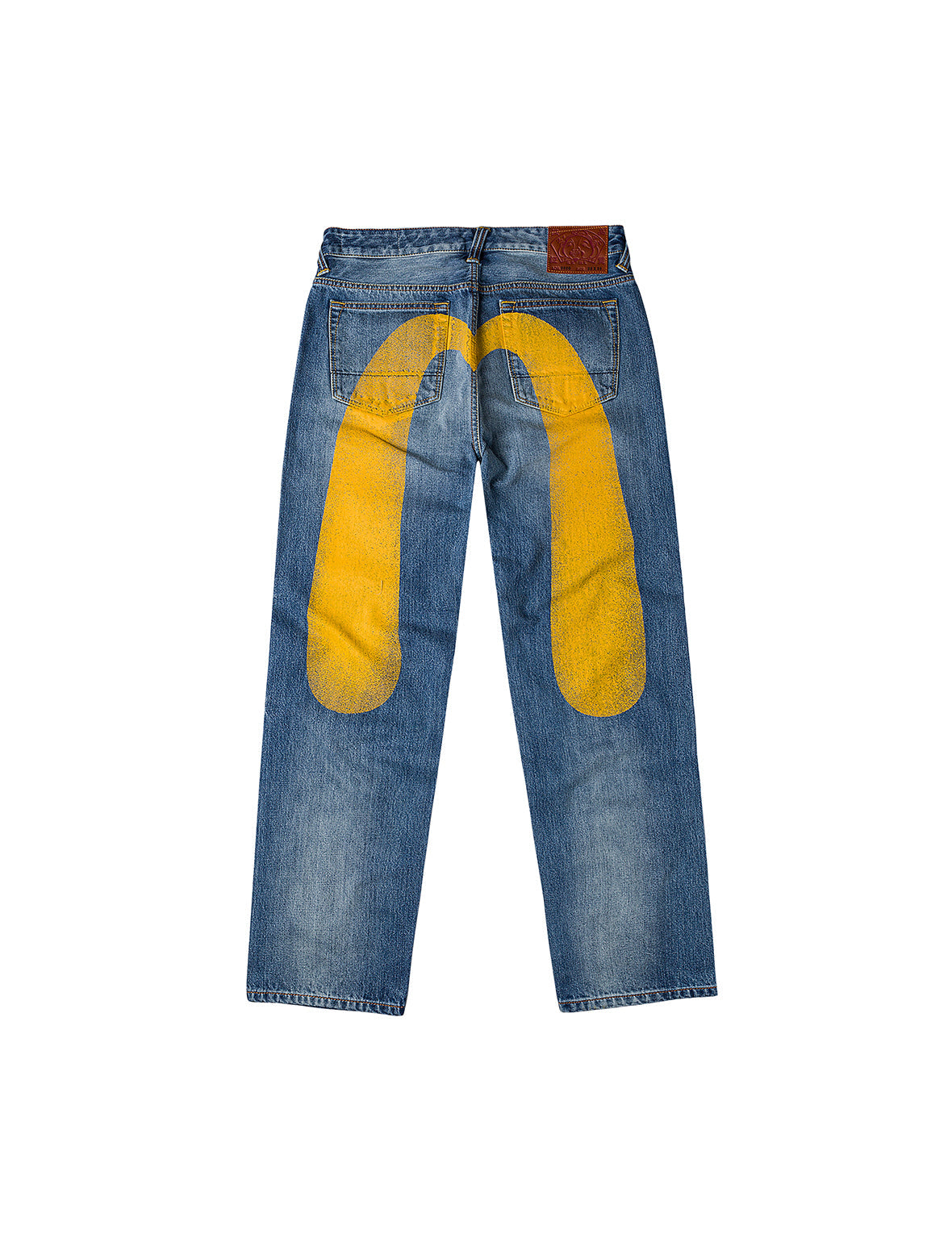 Yellow Daicock Print Regular Fit Jeans #2020 – EVISU