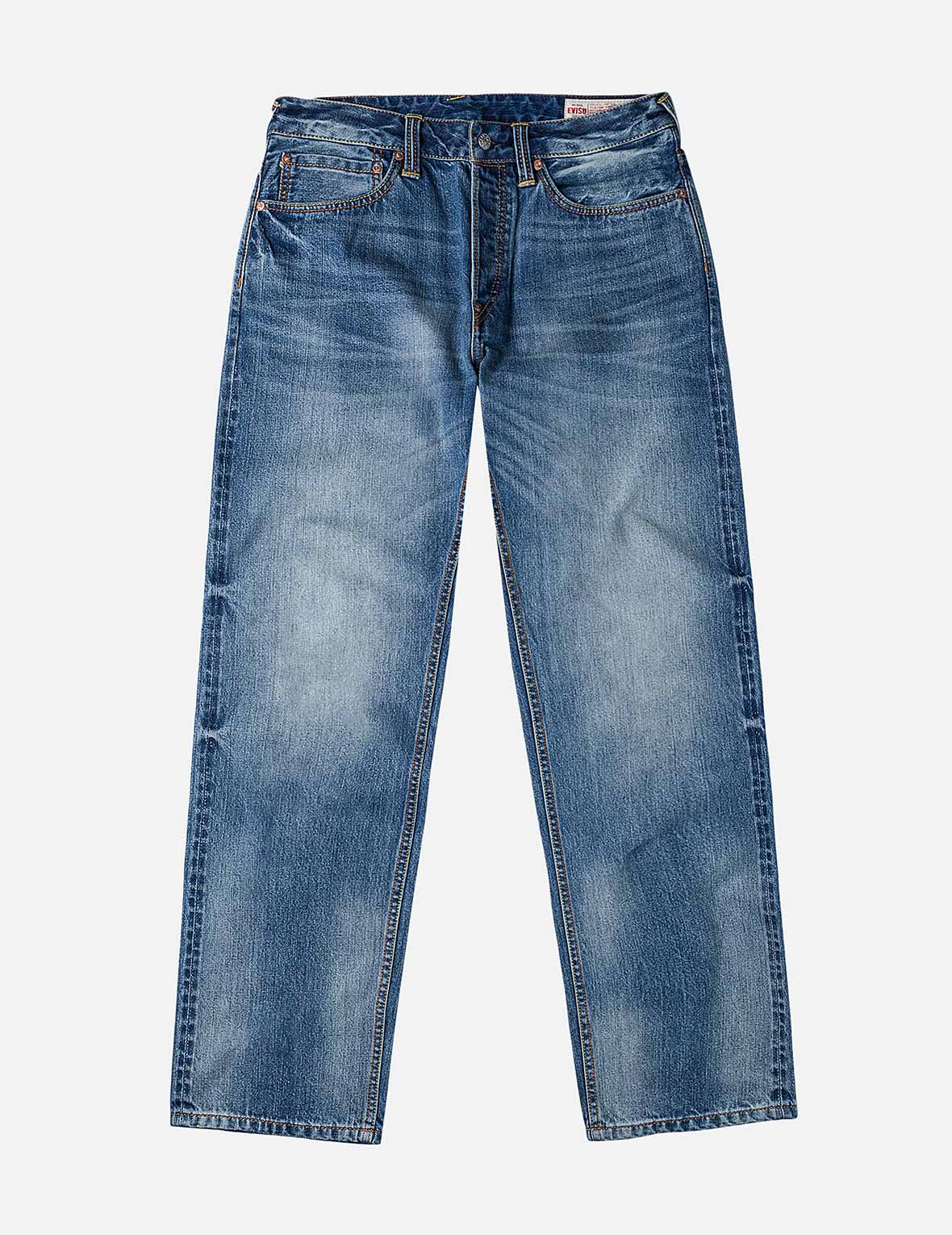 Yellow Daicock Print Regular Fit Jeans #2020