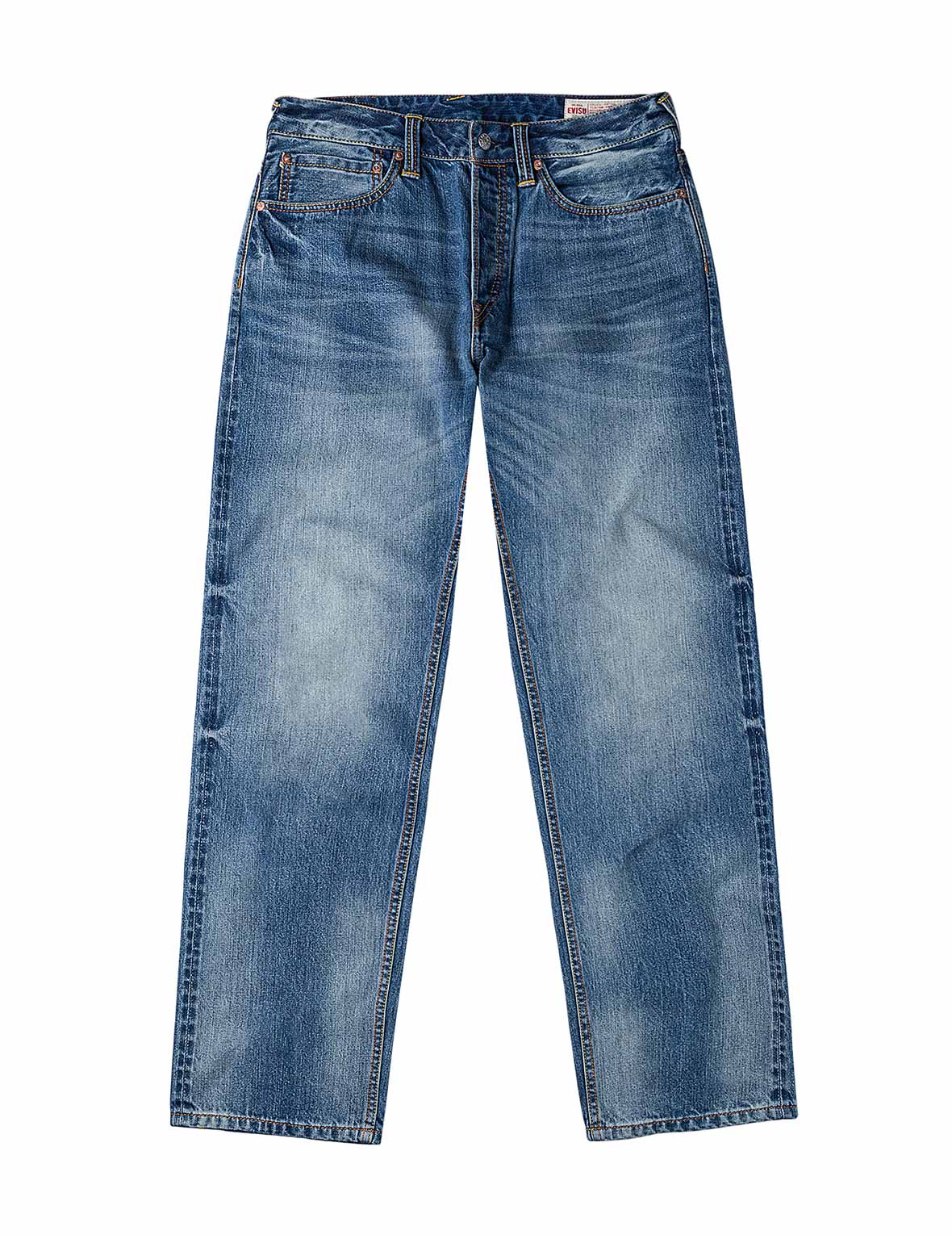 Yellow Daicock Print Regular Fit Jeans #2020