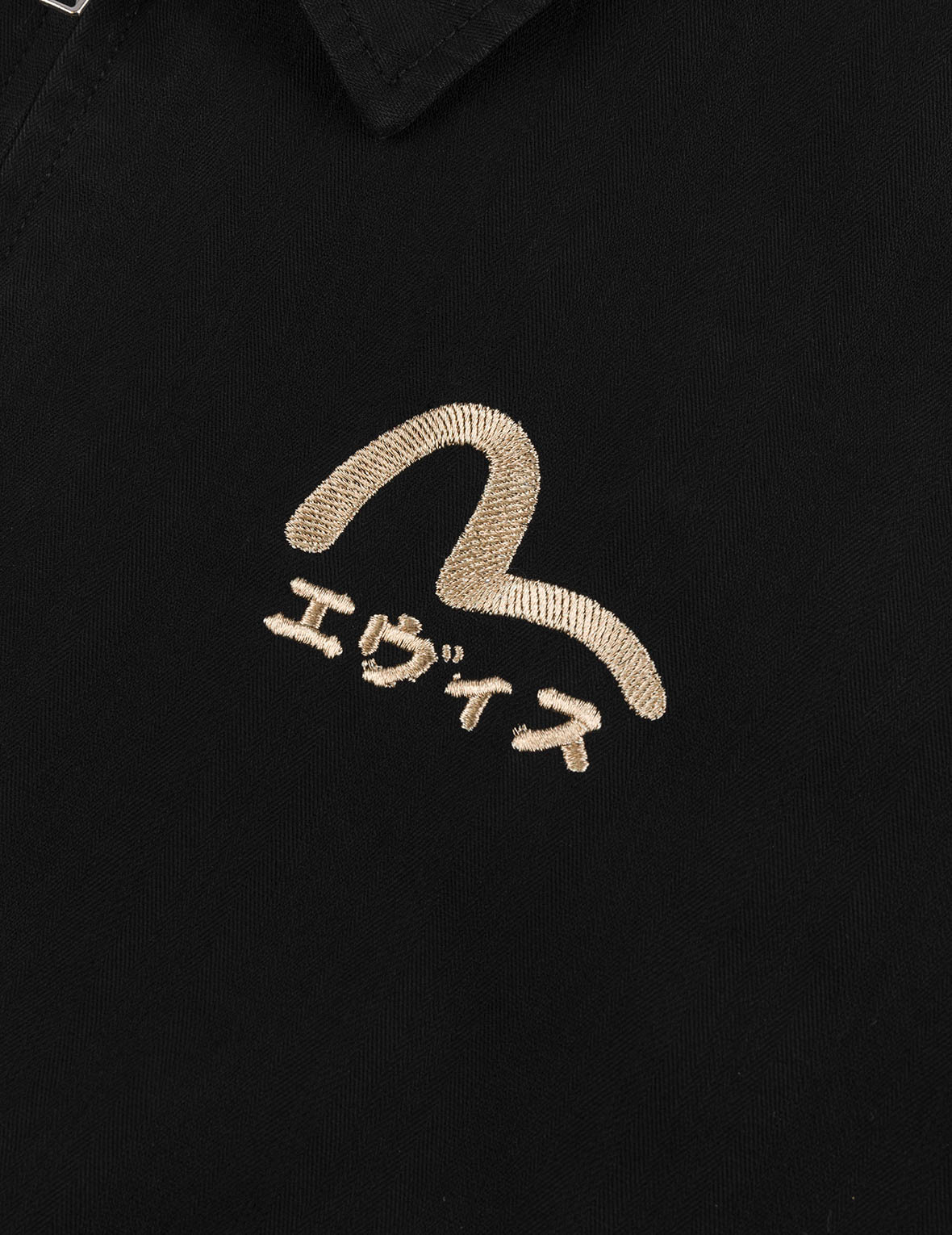 Lion Dance and Mountain Embroidery Regular Fit Worker Jacket