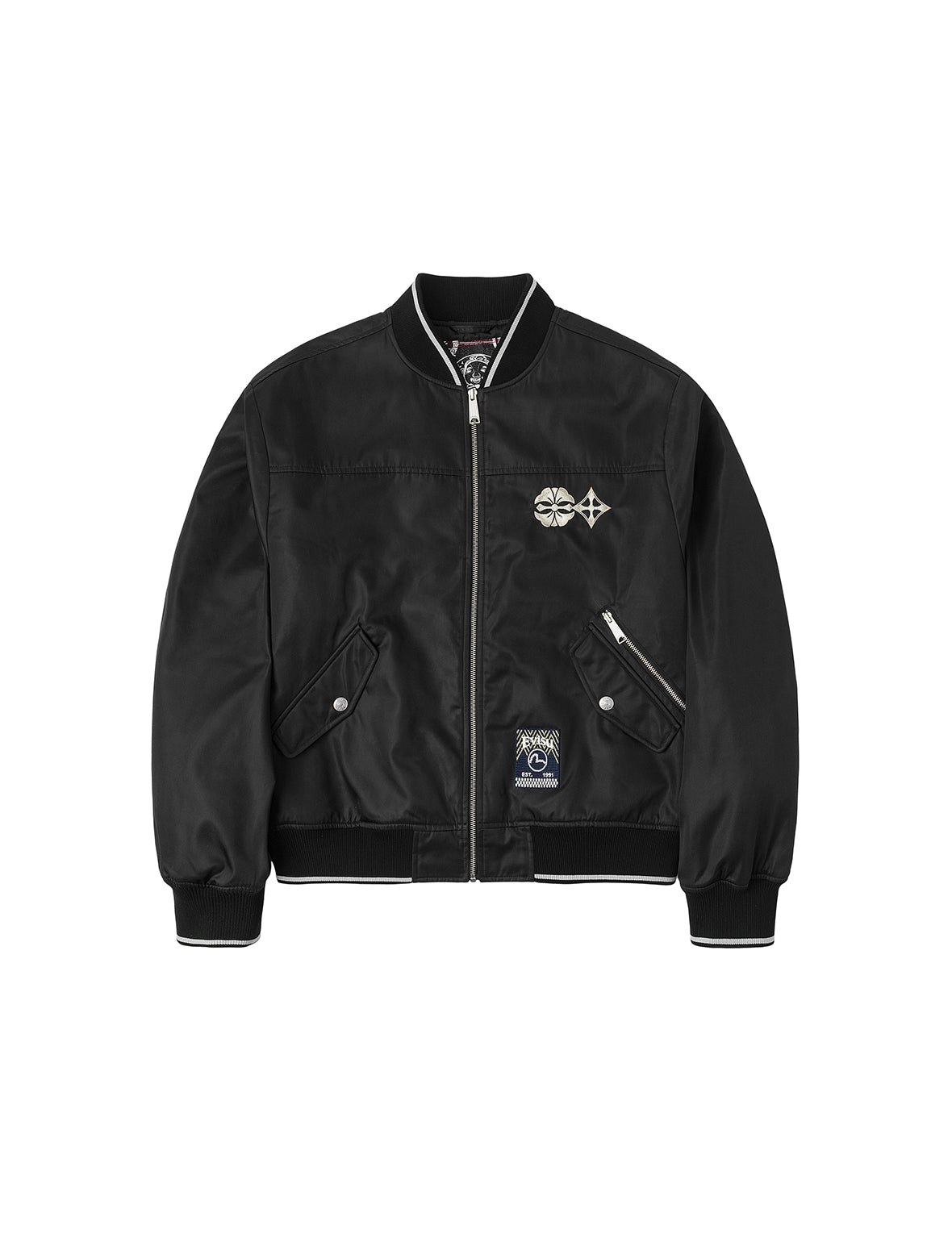 Crane inserted Daicock Relax Fit Bomber Jacket