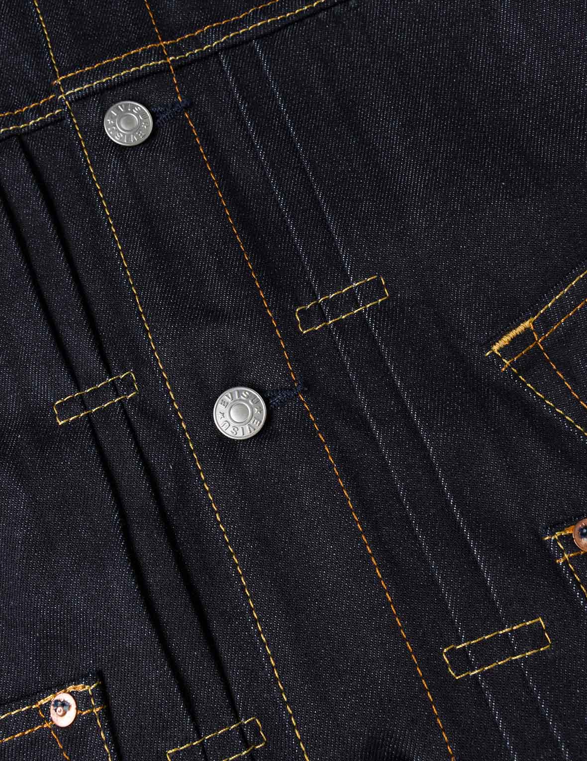 Seagull Print and Multi-Pocket Relax Fit Denim Jacket