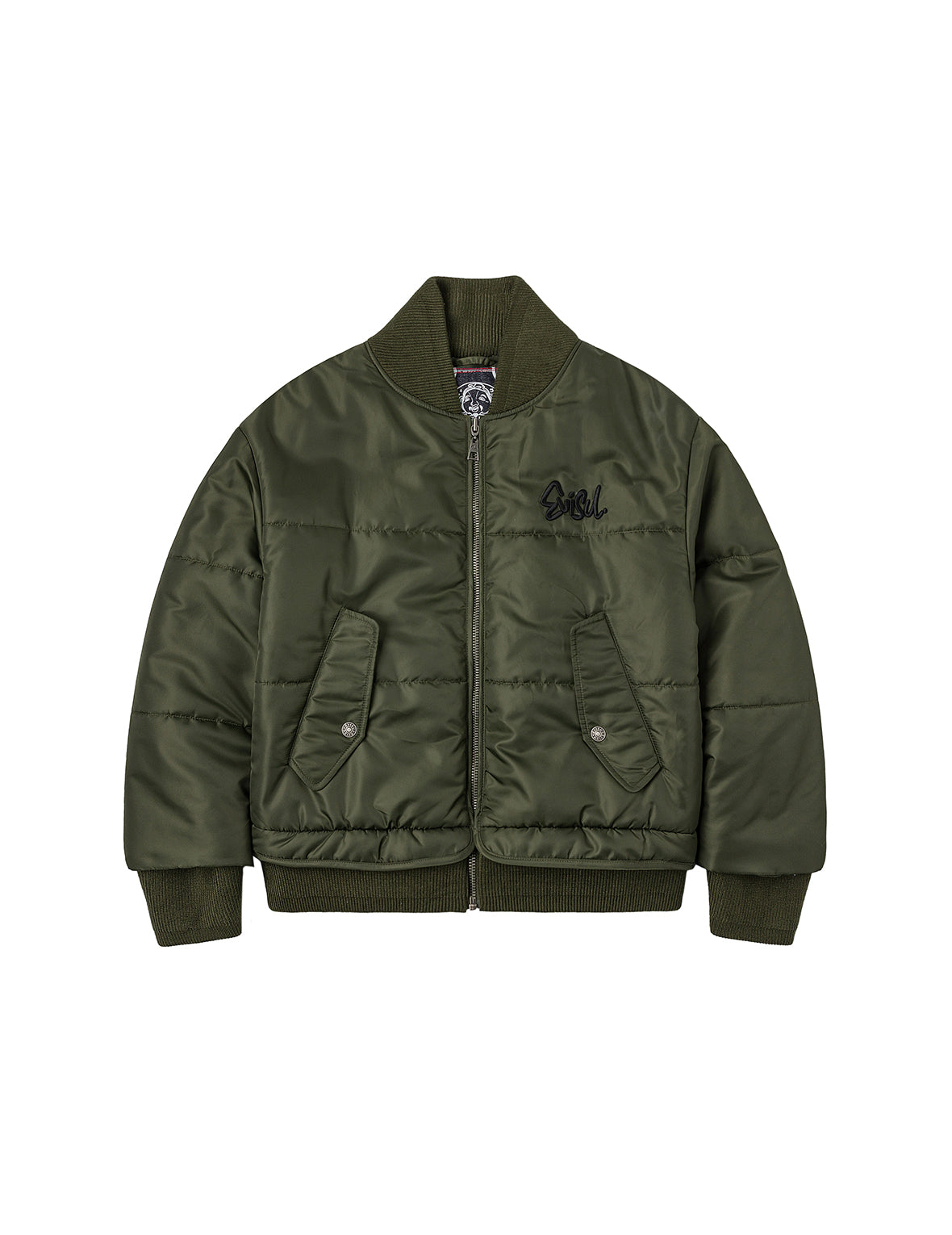 商标刺绣时尚版型飞行员夹克