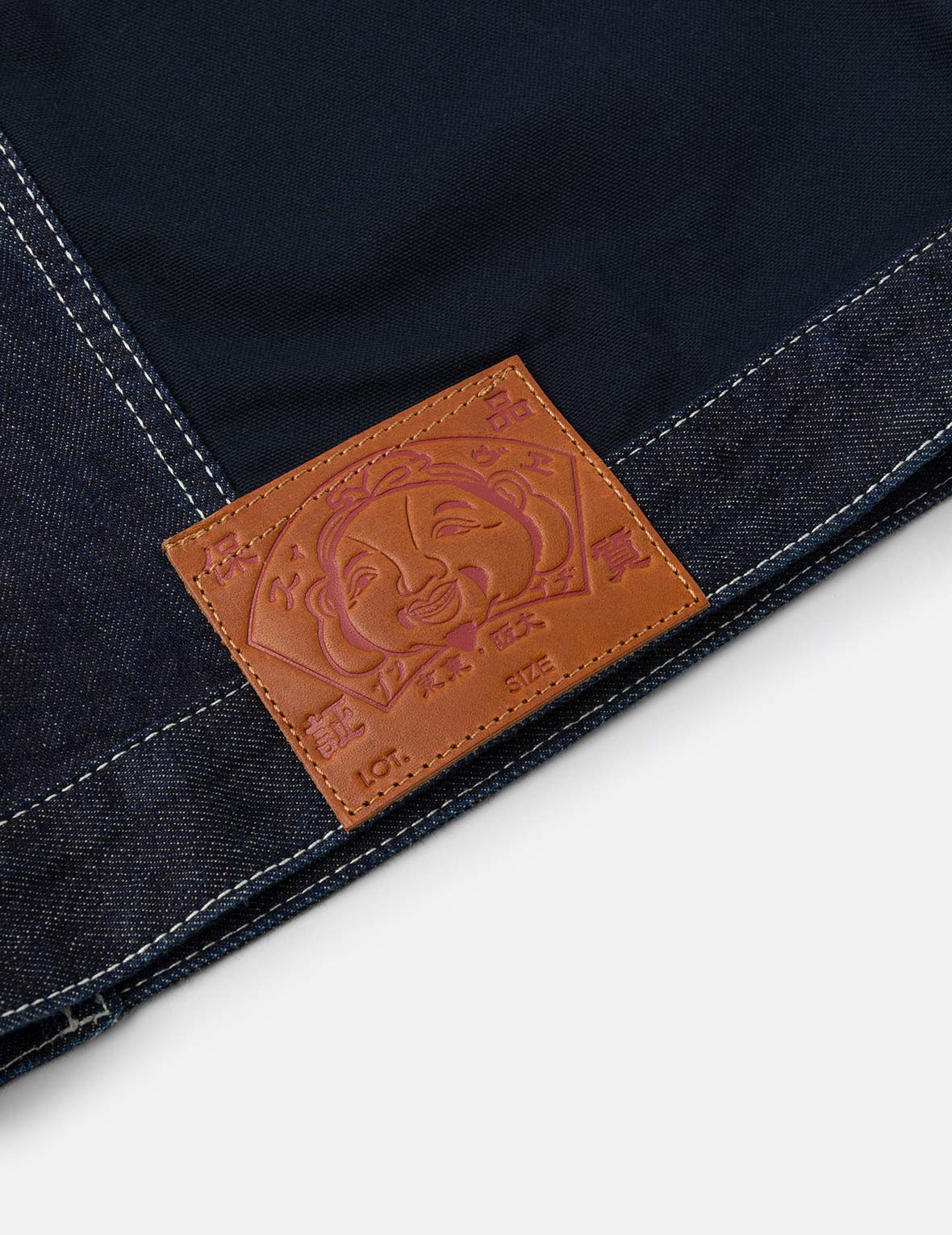 织锦贴布多口袋宽版休闲和服外套