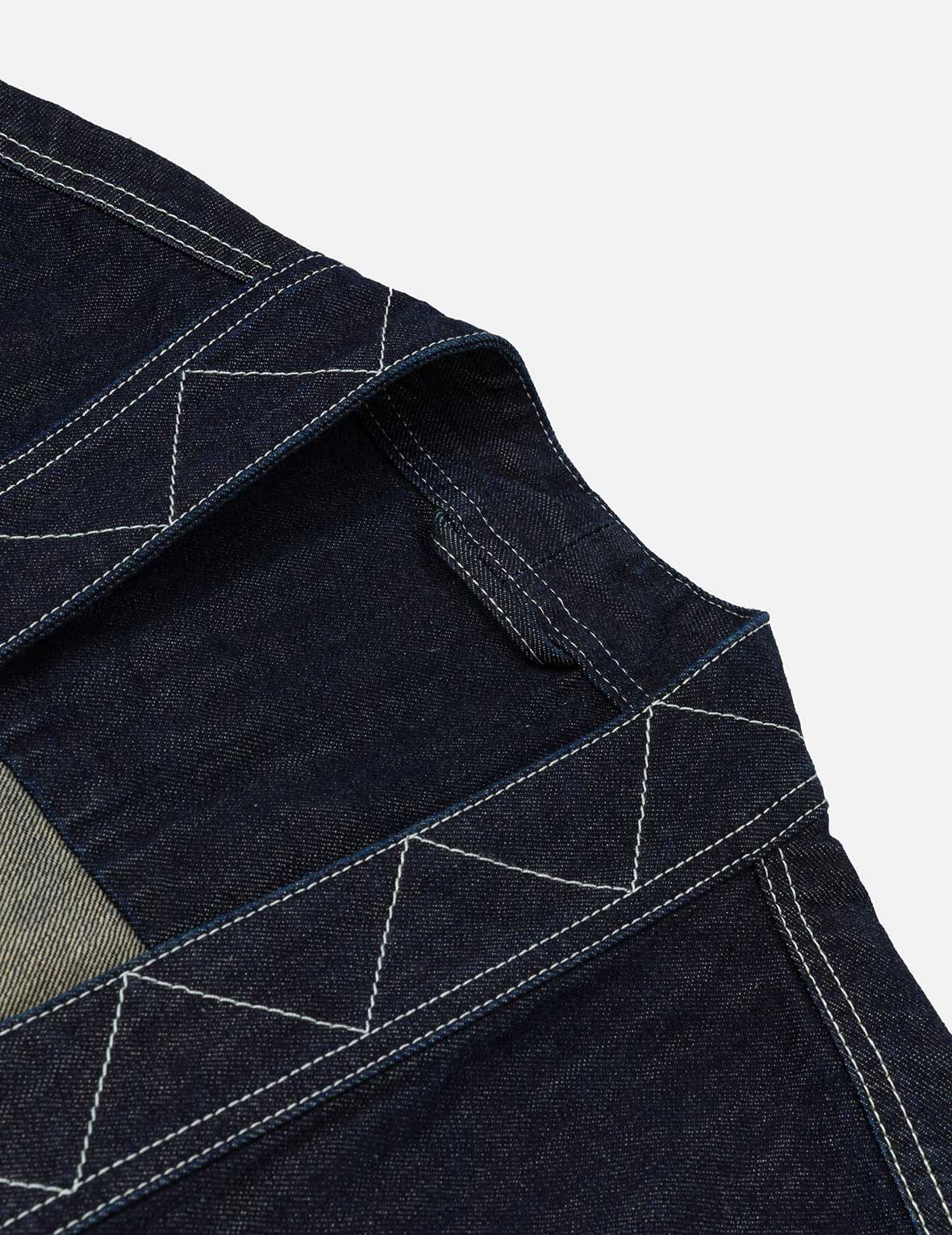 织锦贴布多口袋宽版休闲和服外套