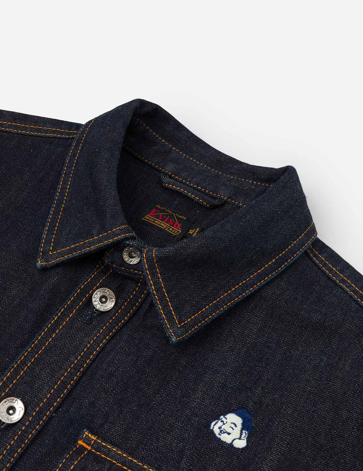 满地品牌刺绣常规版型牛仔外套