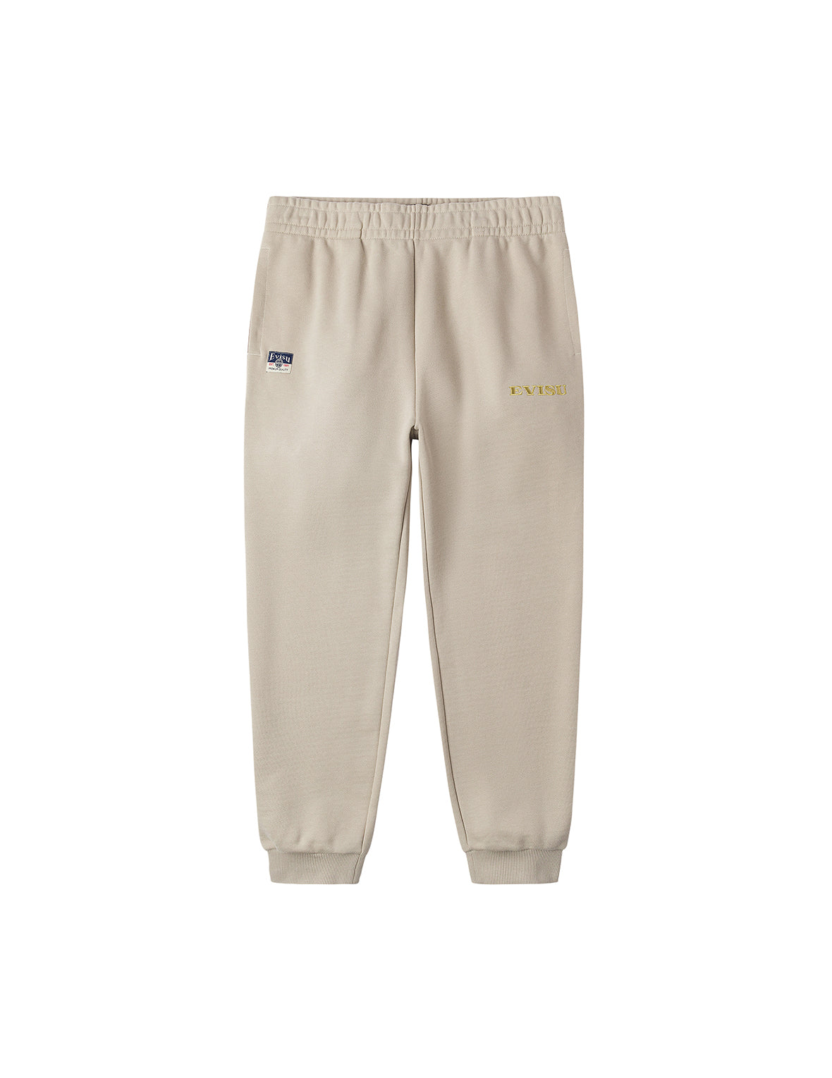 Seagull Brocade Appliqué Gold Thread Logo Regular Fit Sweatpants
