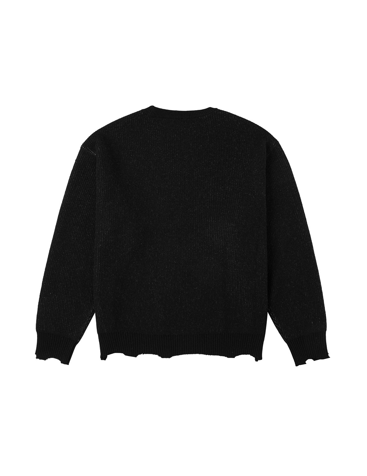 海鸥和商标嵌花宽版休闲针织卫衣