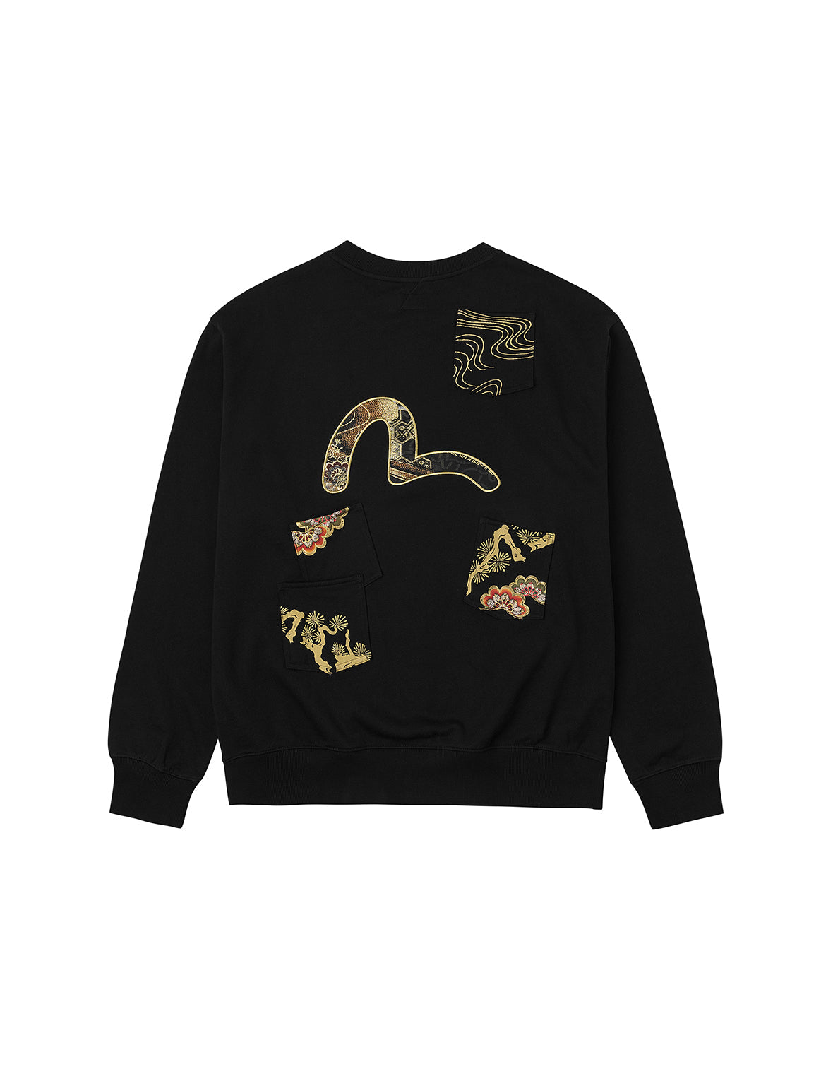 Seagull Brocade Appliqué Relax Fit Sweatshirt